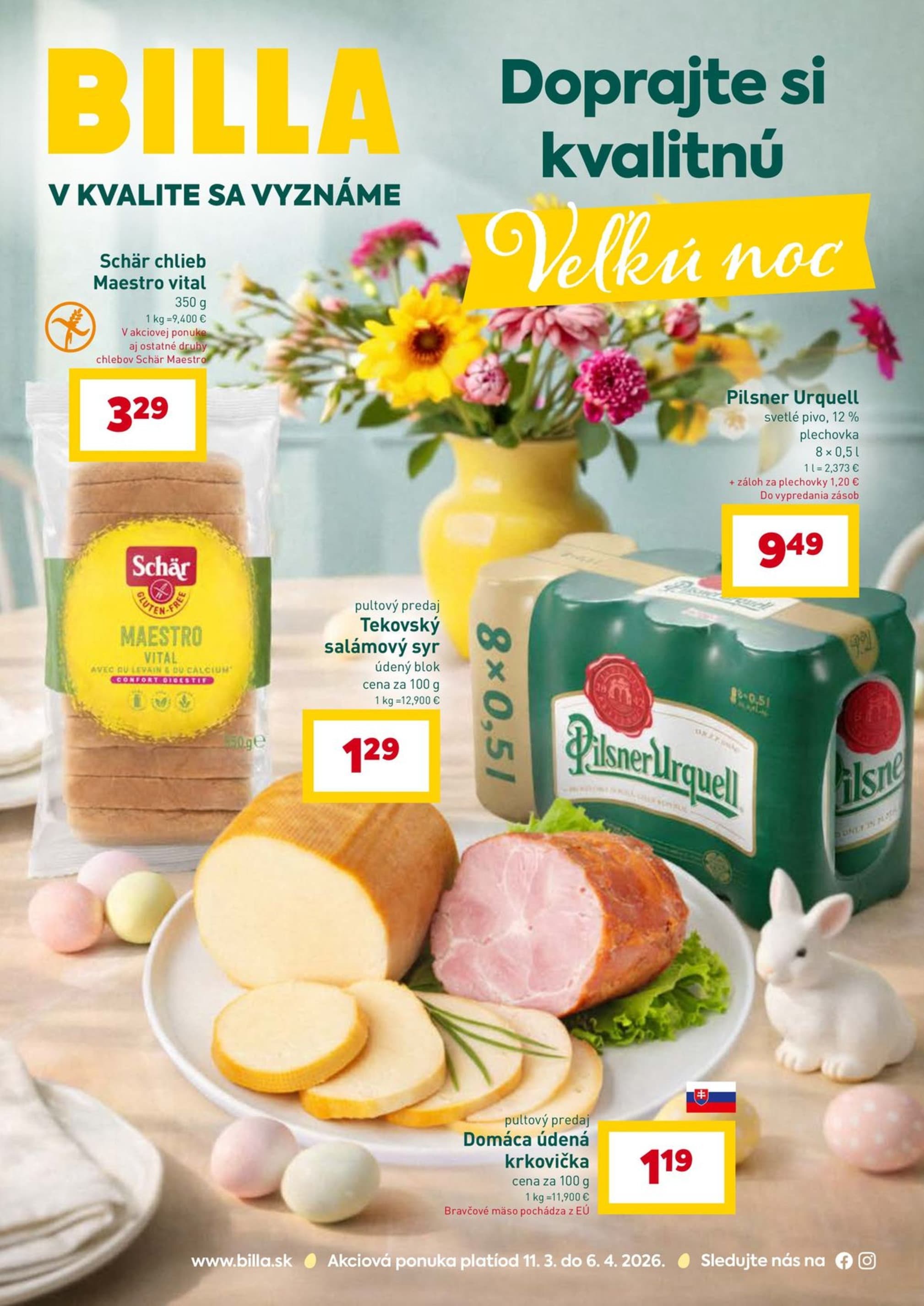 Billa leták – strana 1