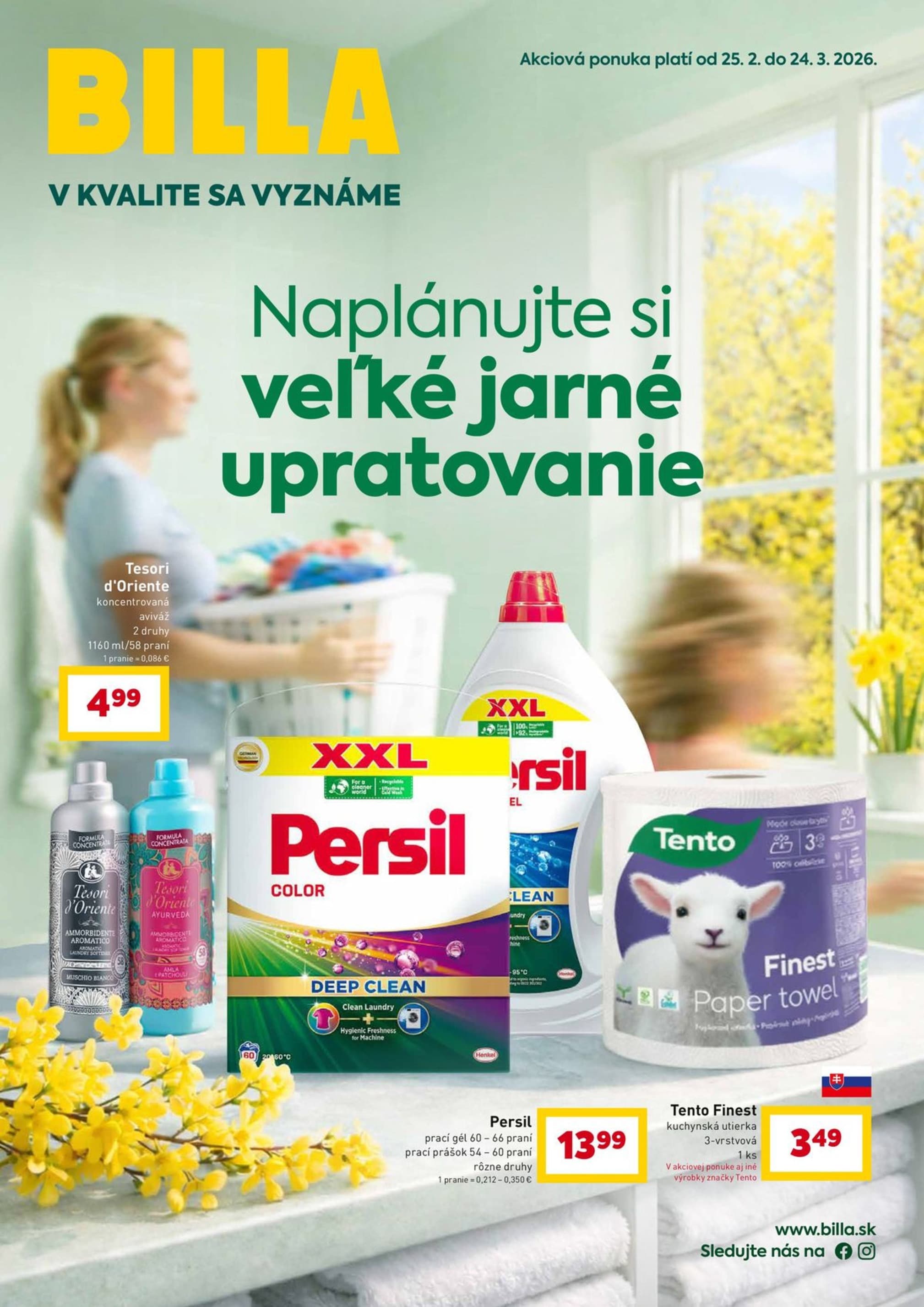 Billa leták – strana 1