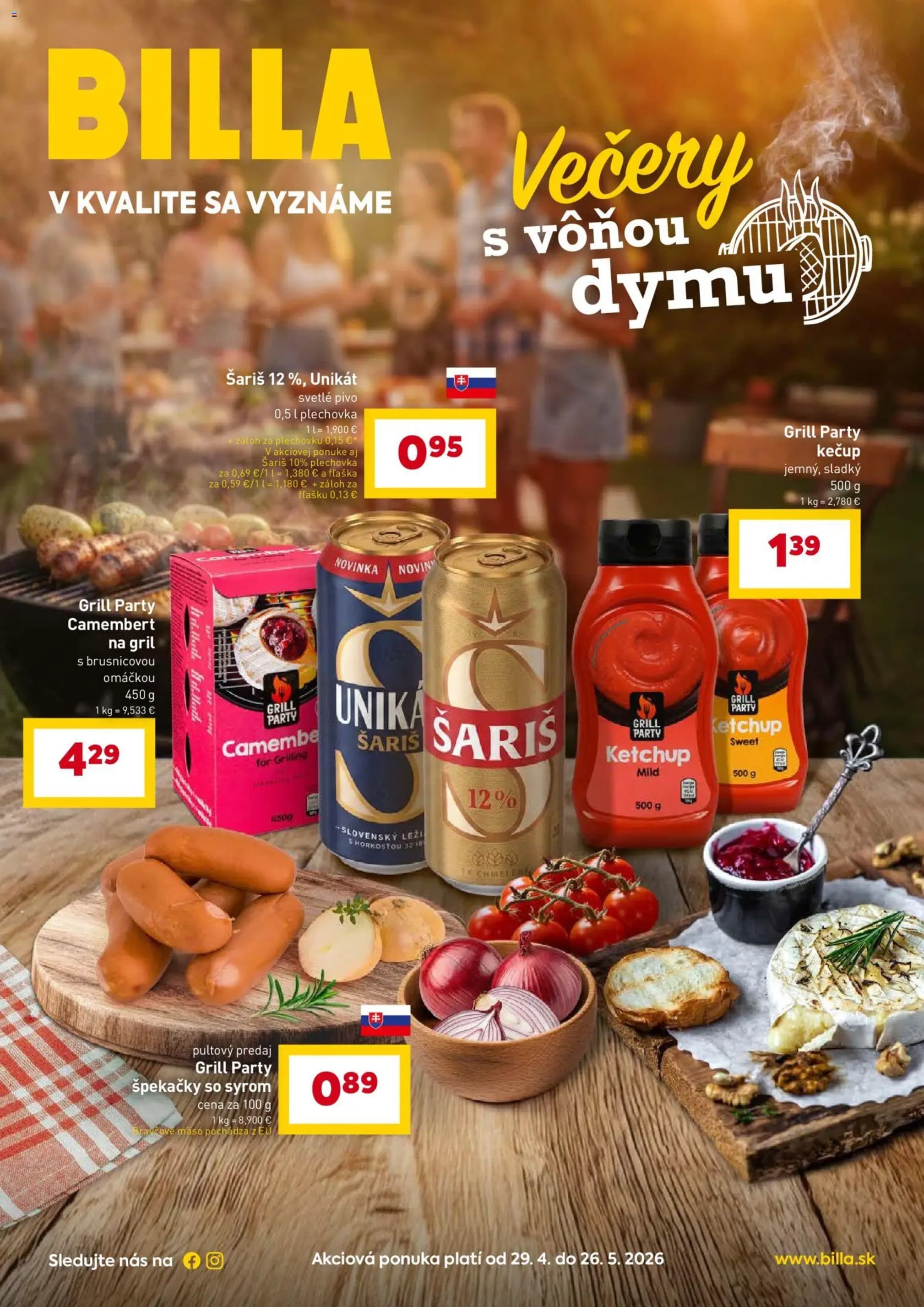 Billa leták – strana 1