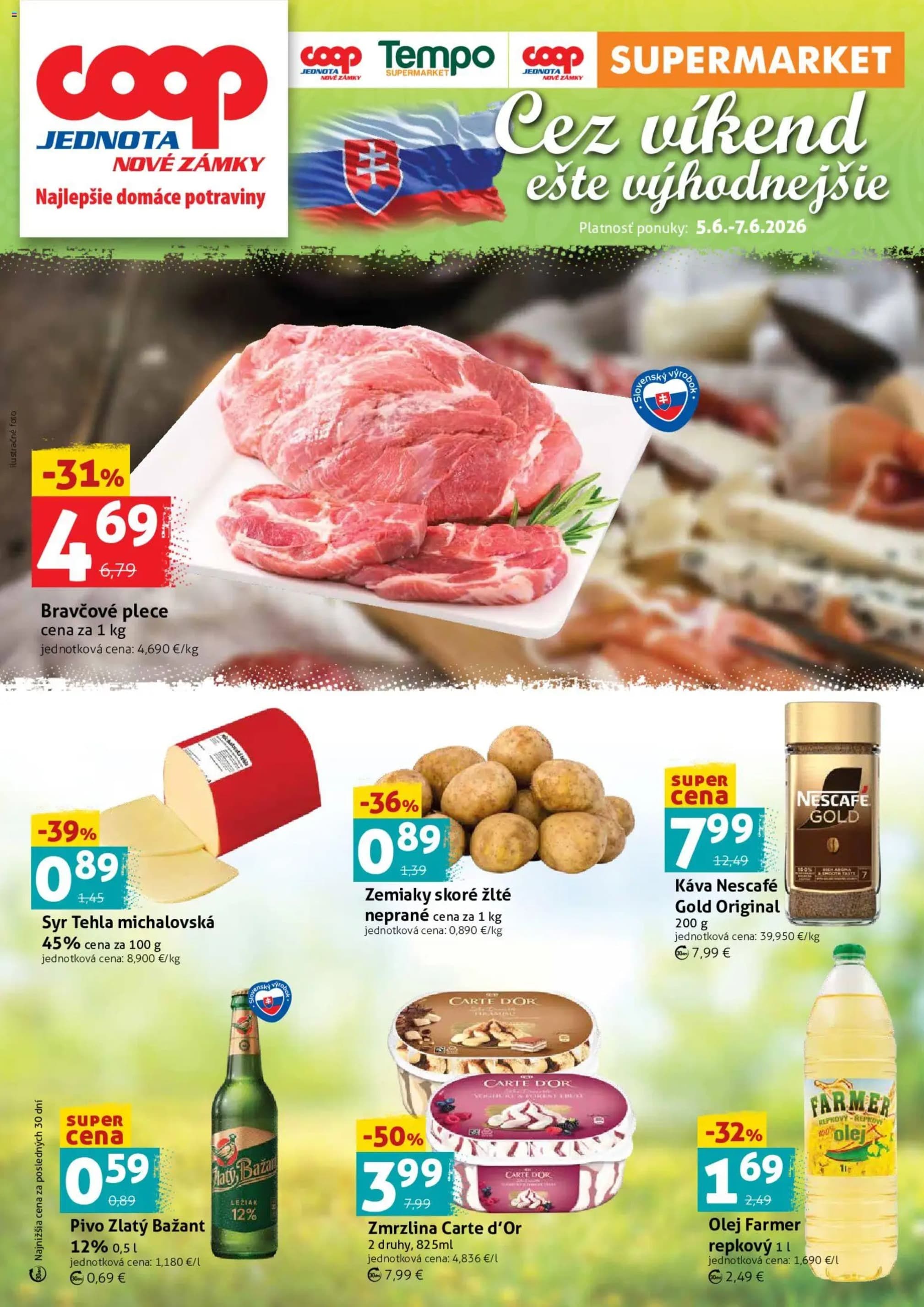 COOP Jednota leták – strana 1