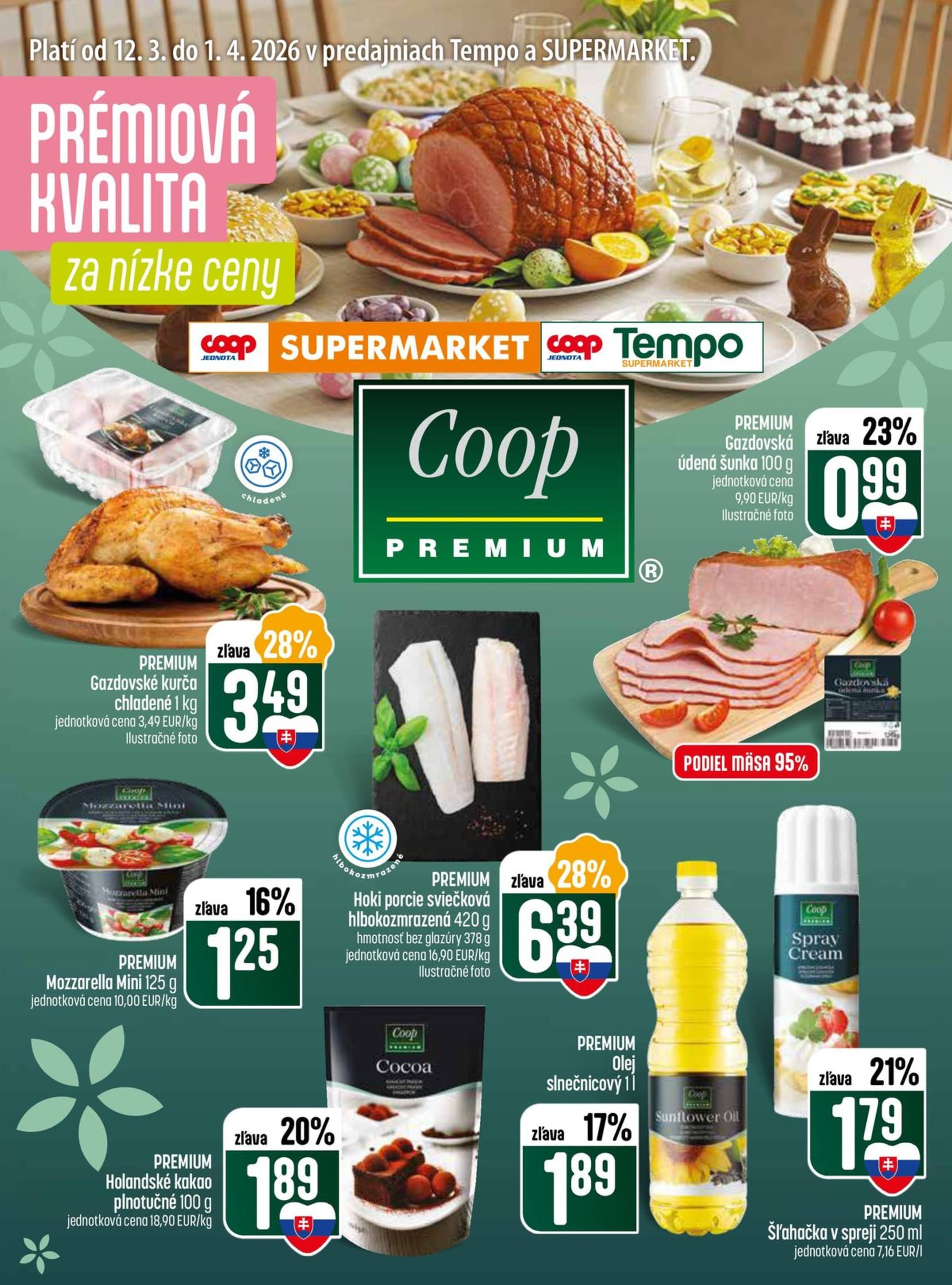 COOP Jednota leták – strana 1