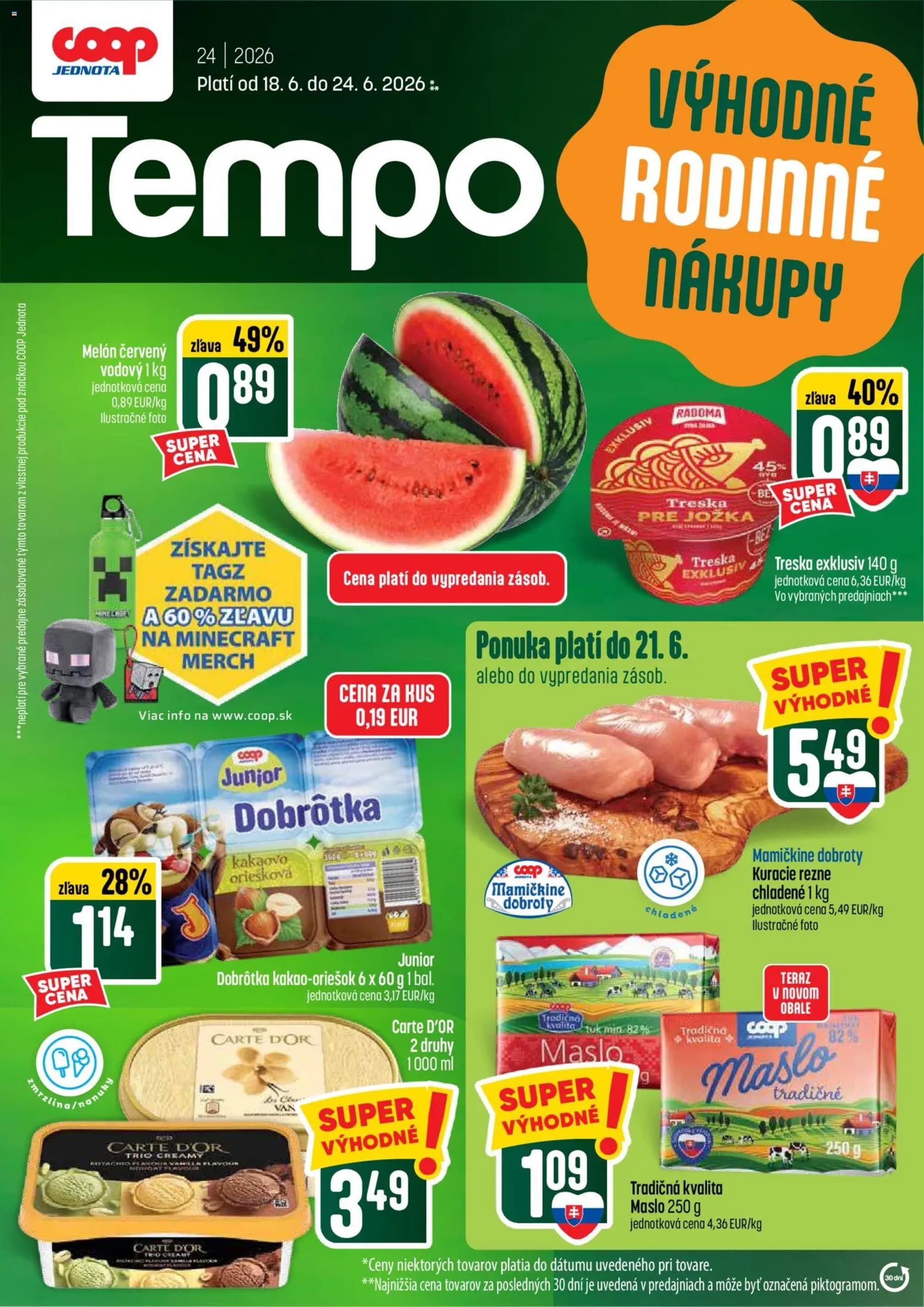 COOP Jednota leták – strana 1