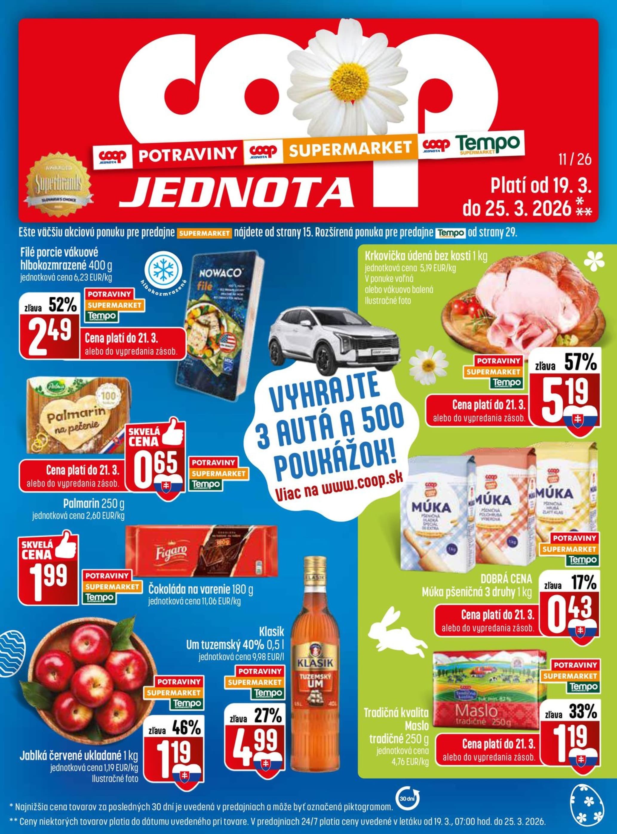 COOP Jednota leták – strana 1