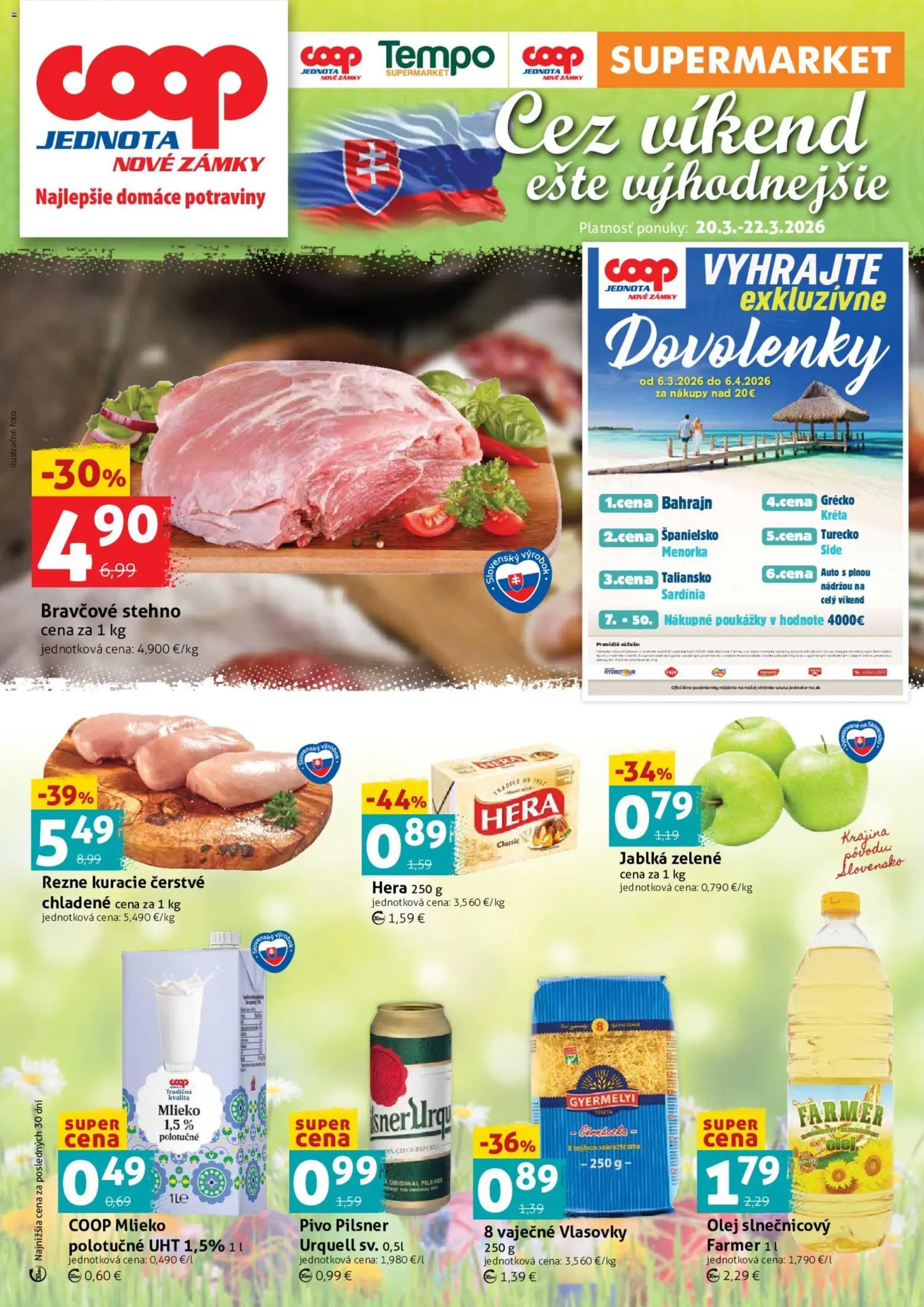 COOP Jednota leták – strana 1
