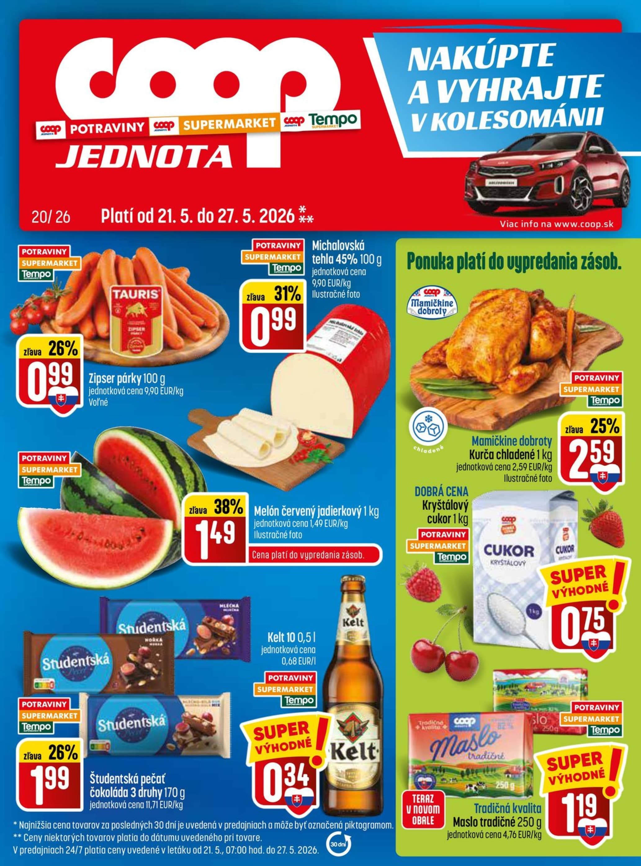COOP Jednota leták – strana 1
