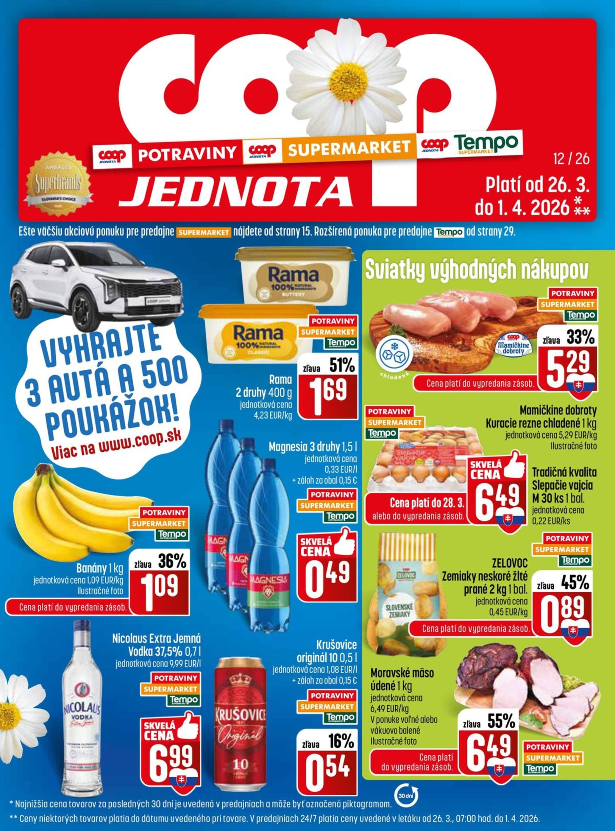 COOP Jednota leták – strana 1