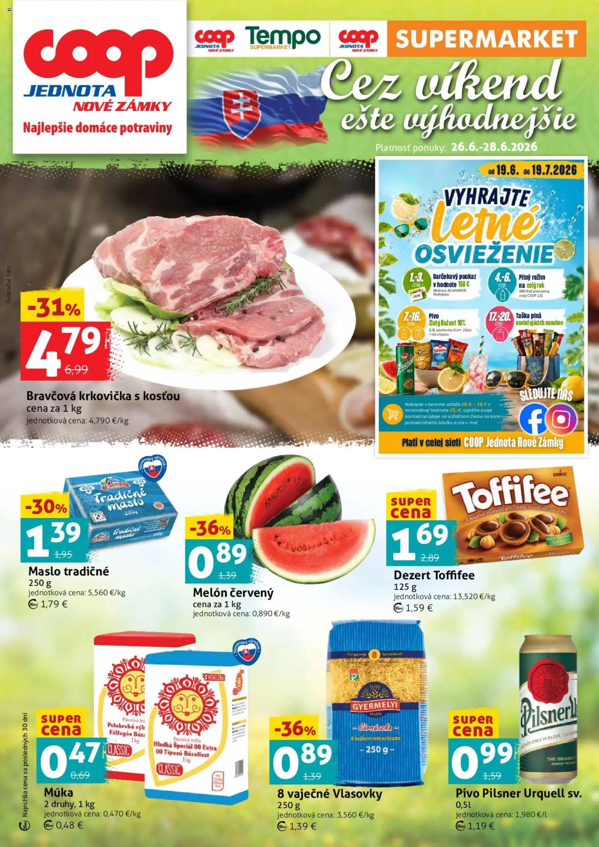 COOP Jednota leták – strana 1