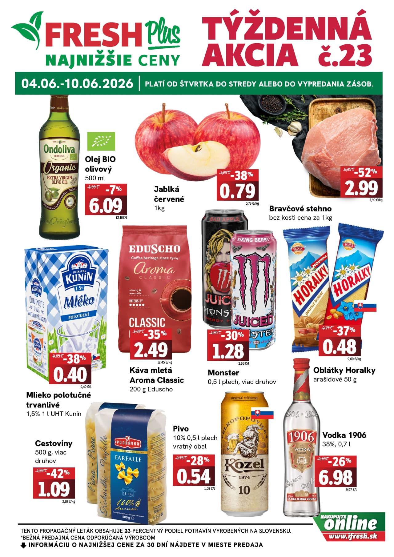 Fresh leták – strana 1