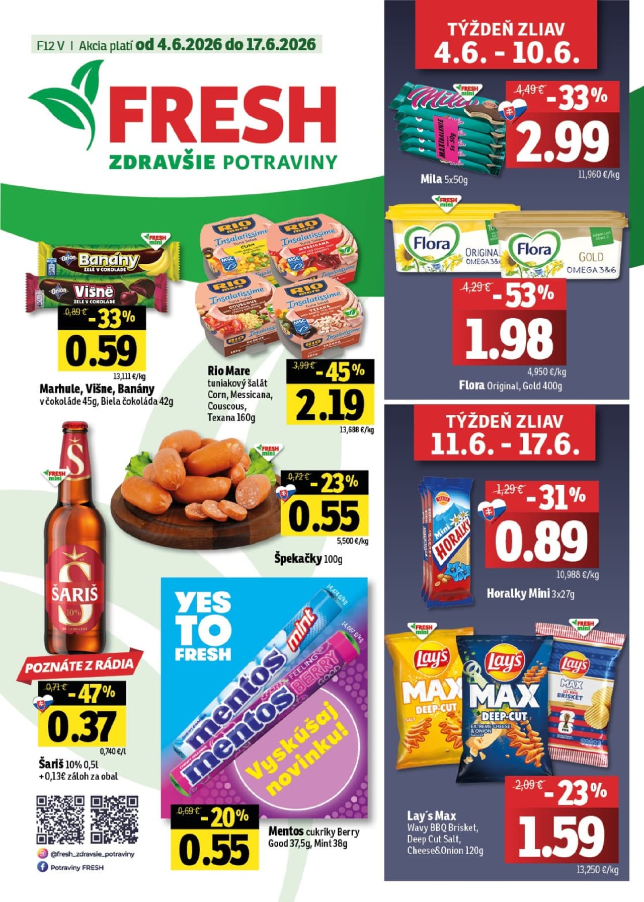 Fresh leták – strana 1