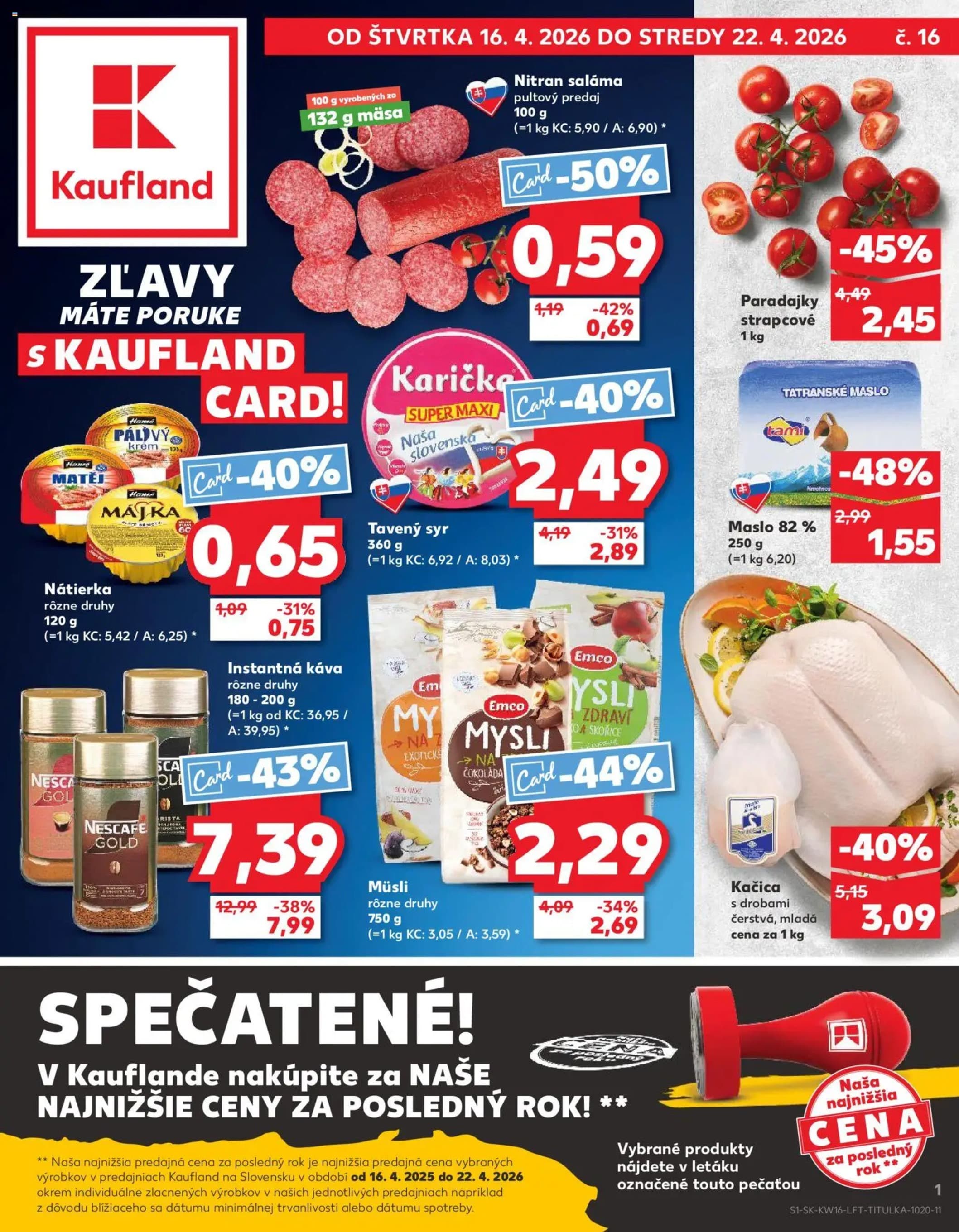 Kaufland leták – strana 1