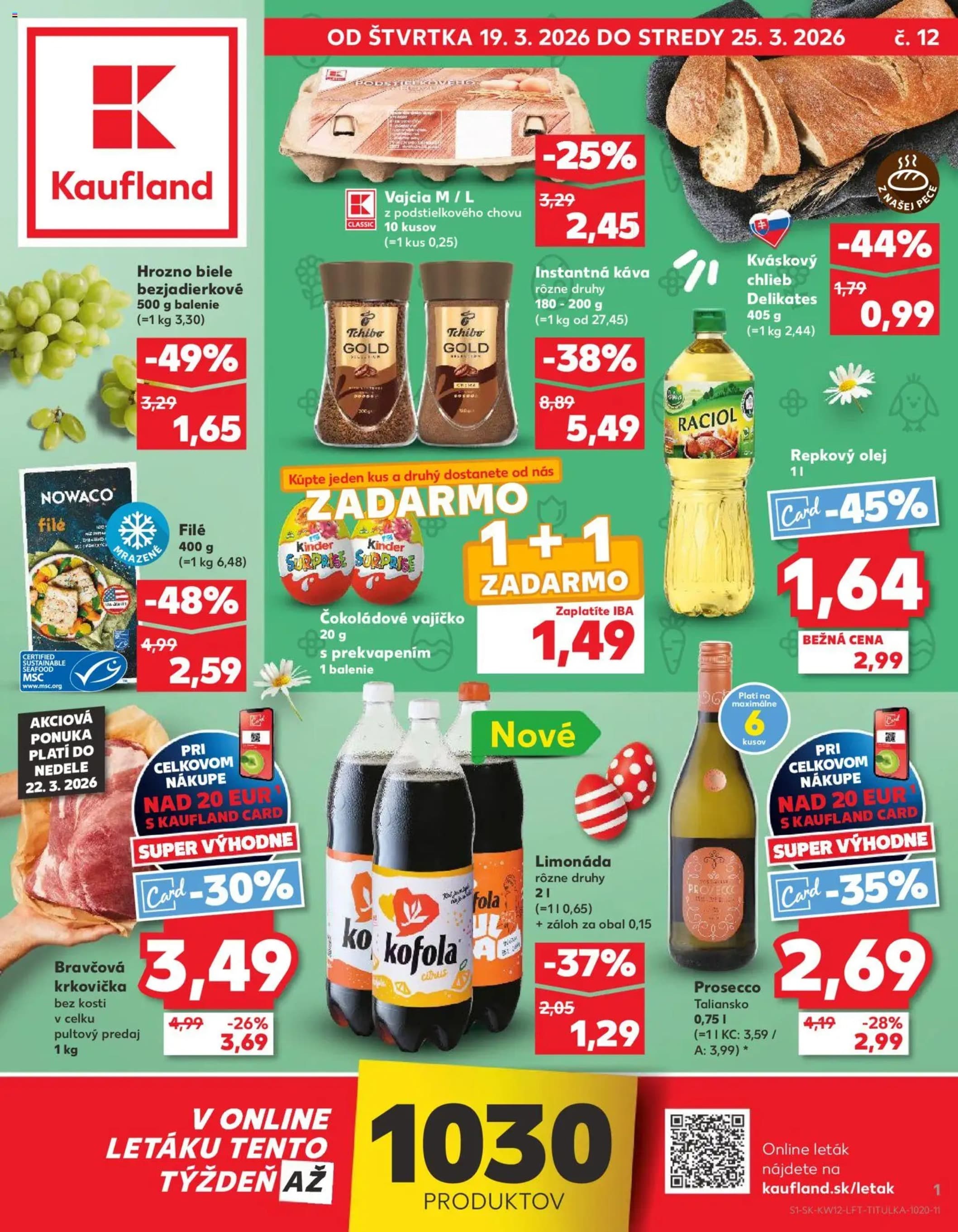 Kaufland leták – strana 1