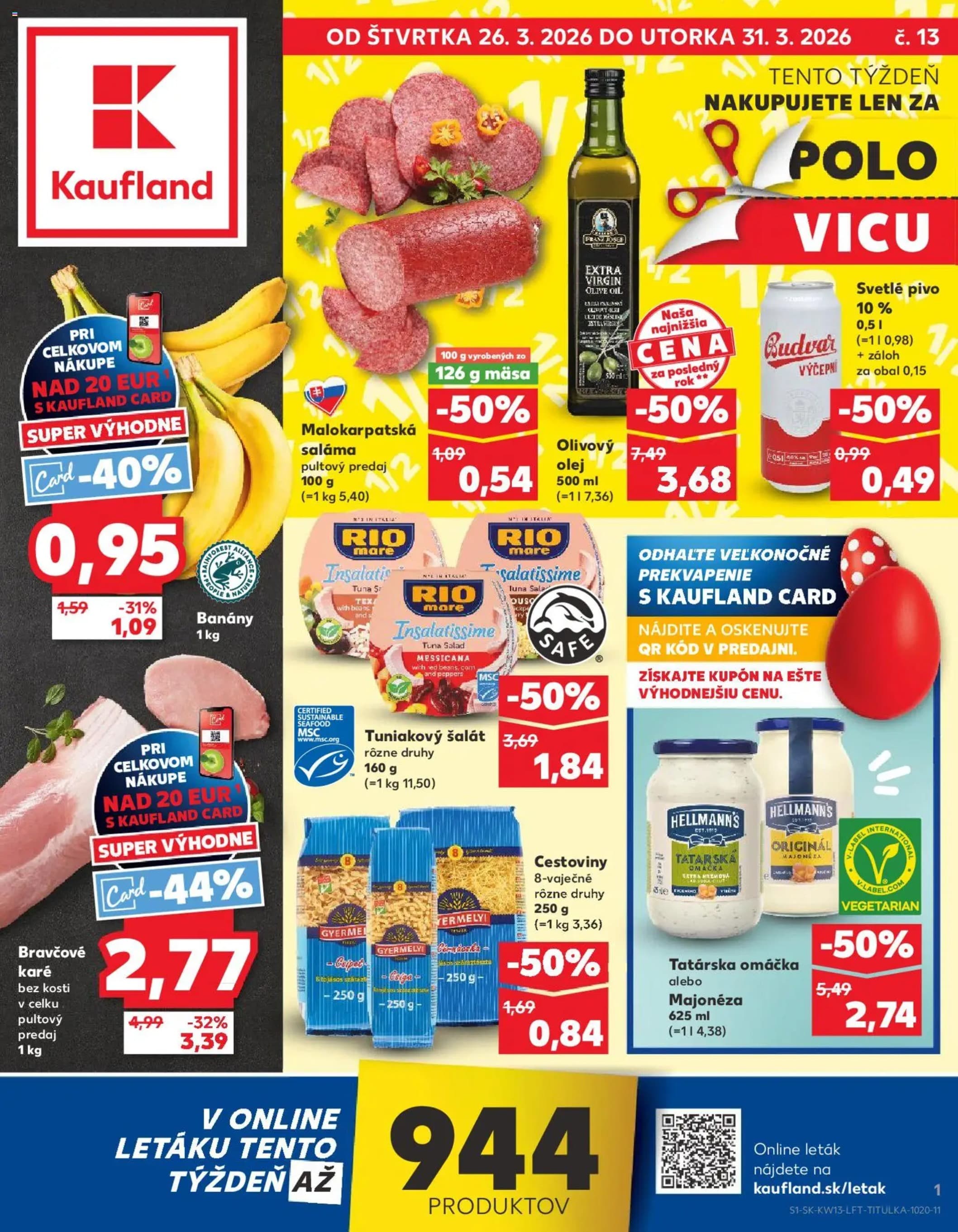 Kaufland leták – strana 1