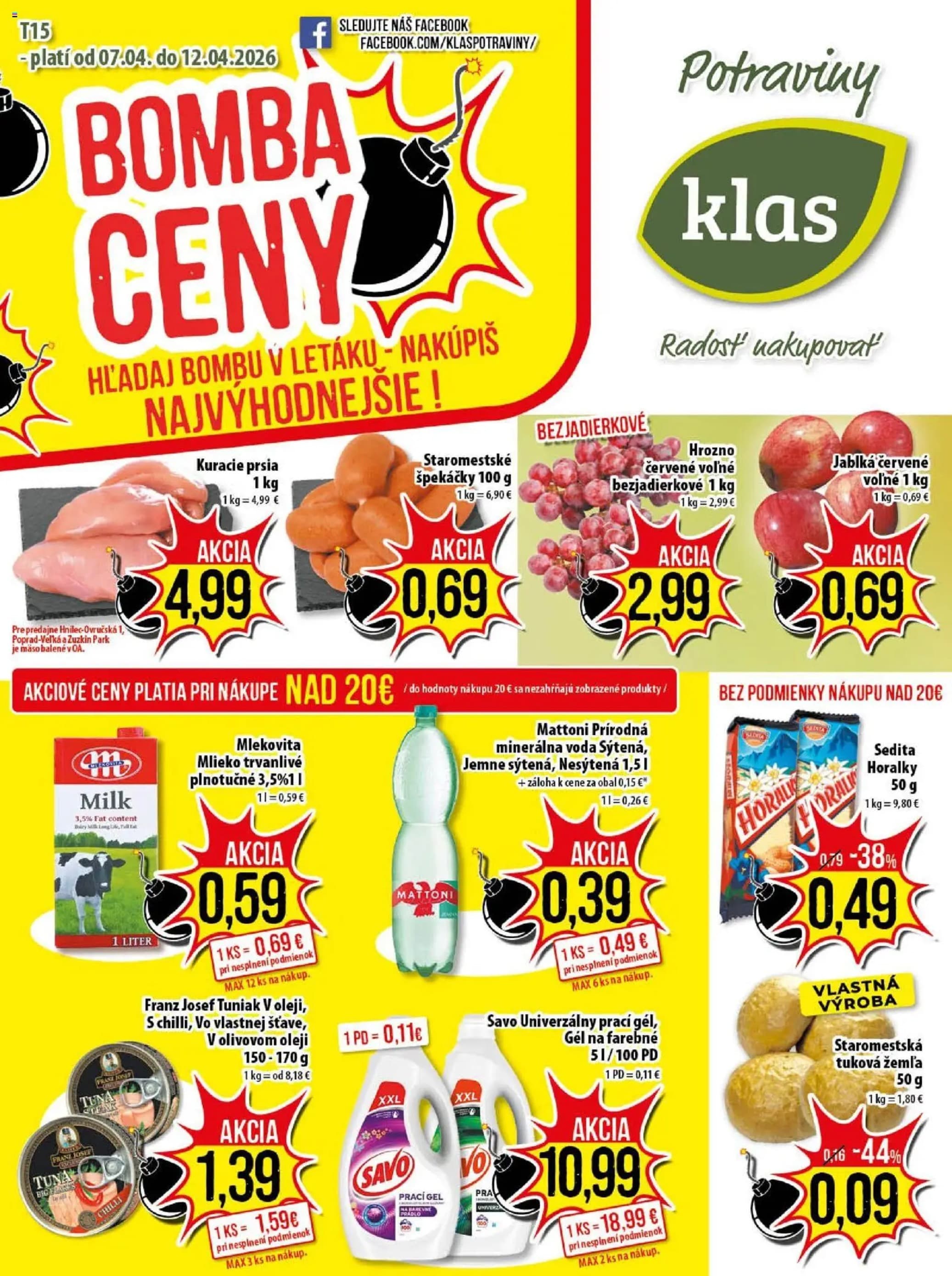 KLAS leták – strana 1