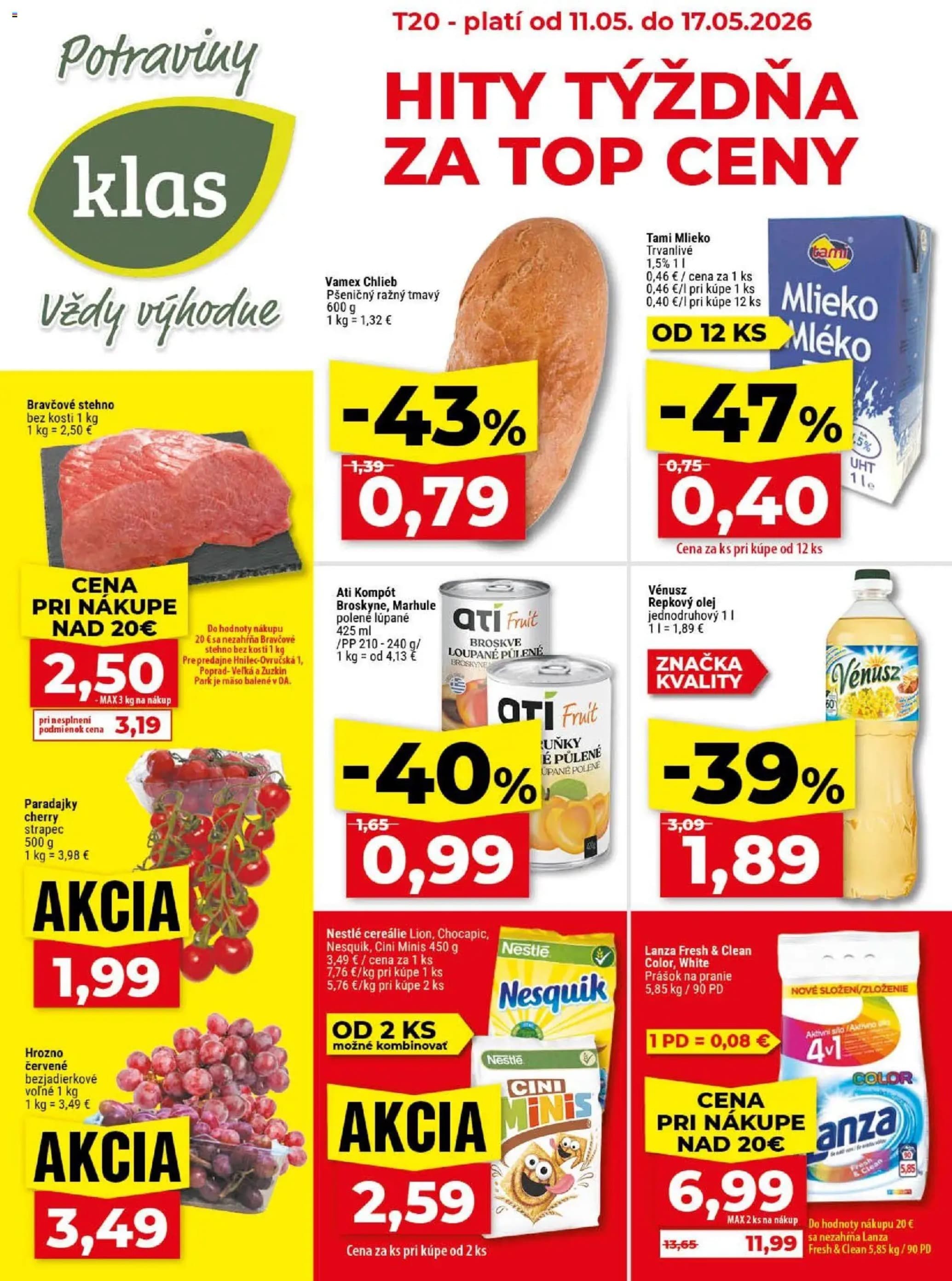 KLAS leták – strana 1