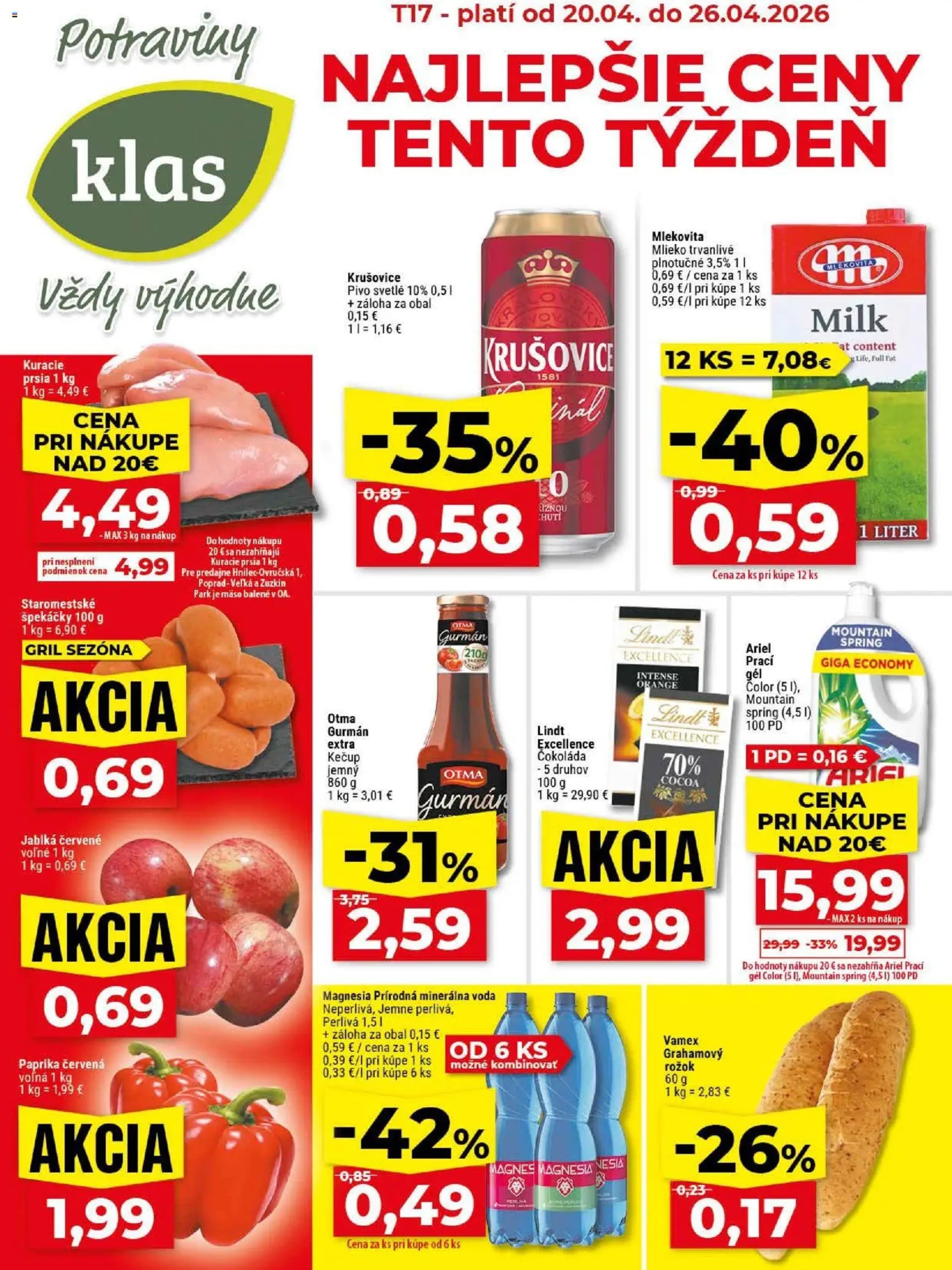 KLAS leták – strana 1