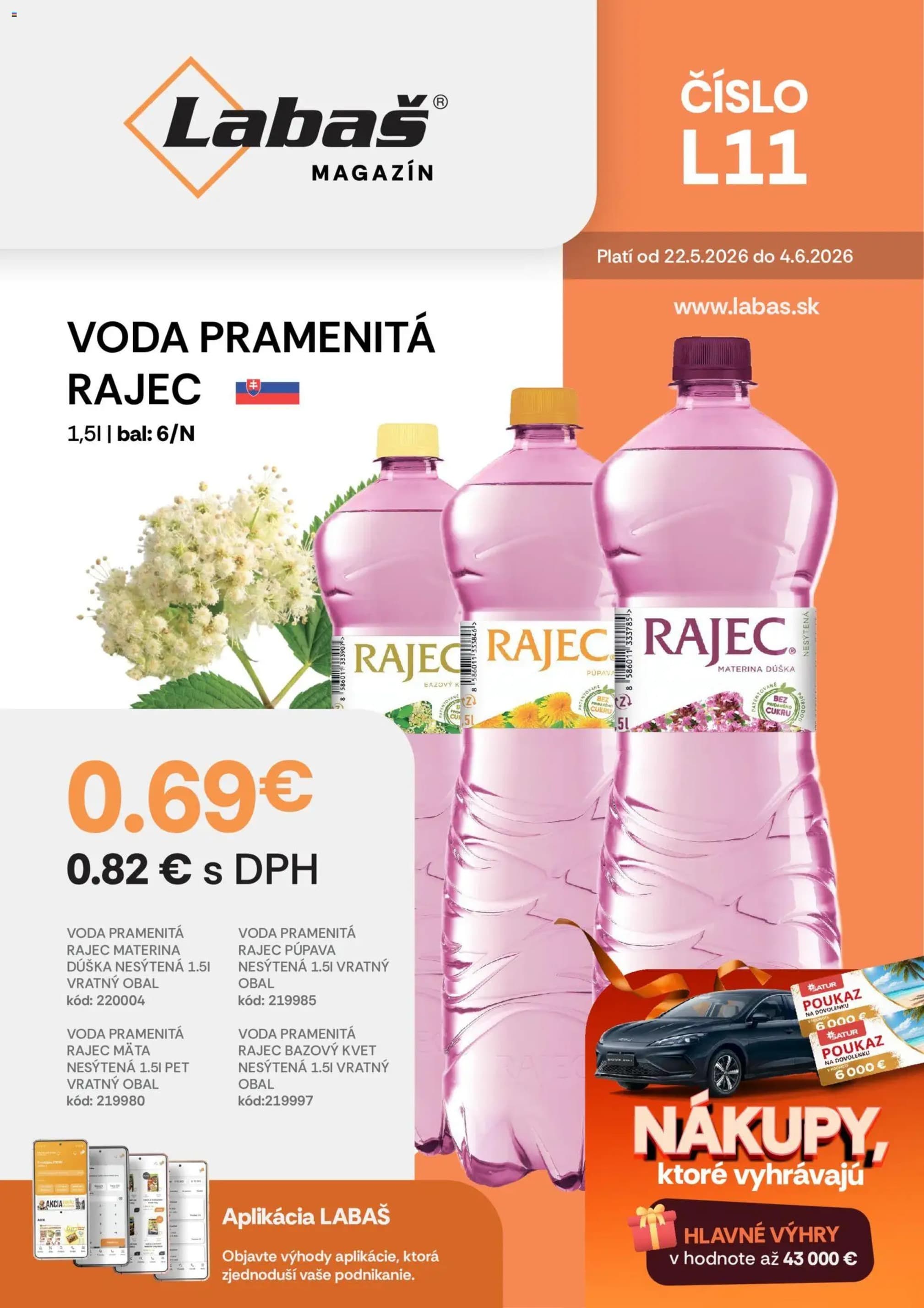 Labaš leták – strana 1