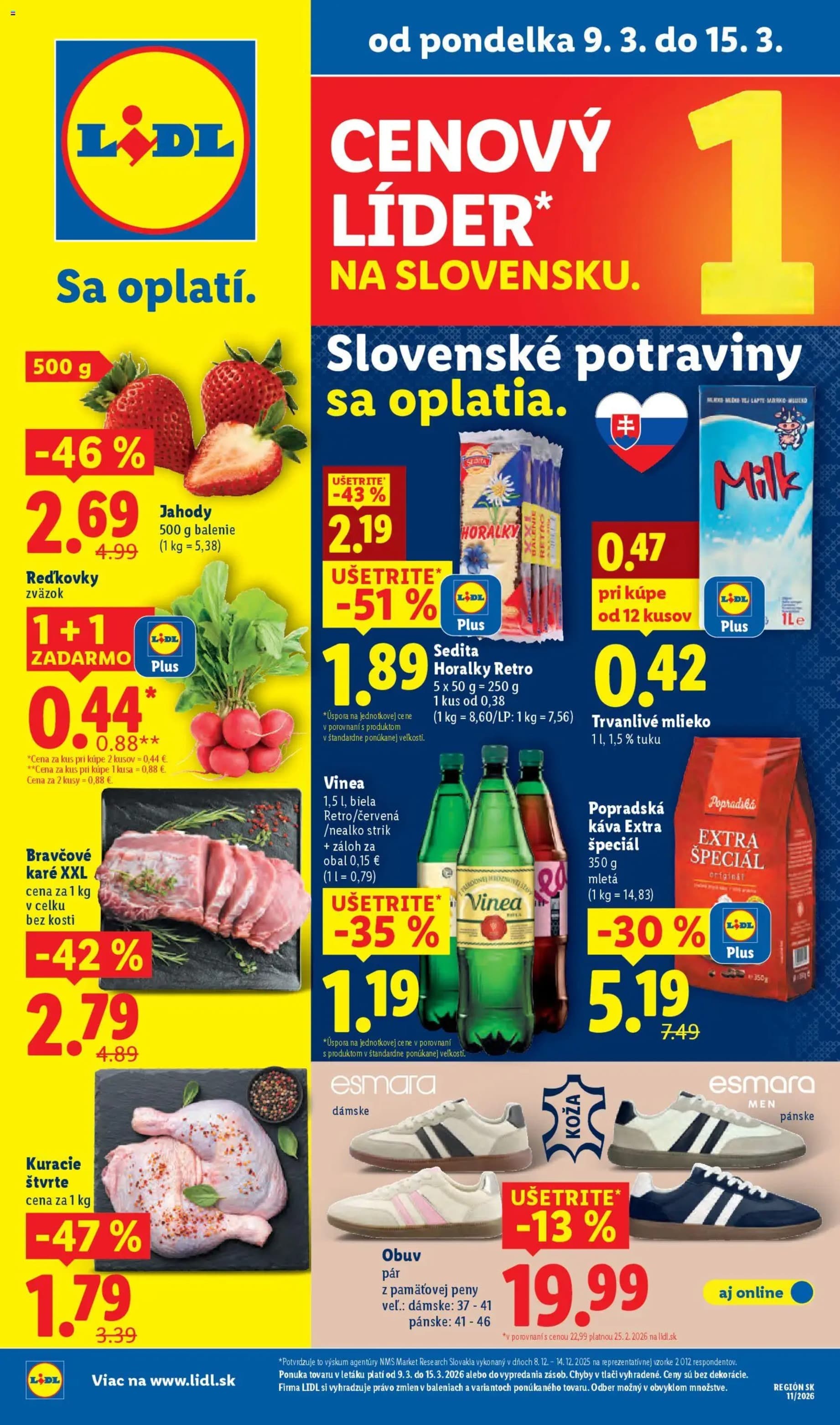 Lidl leták – strana 1