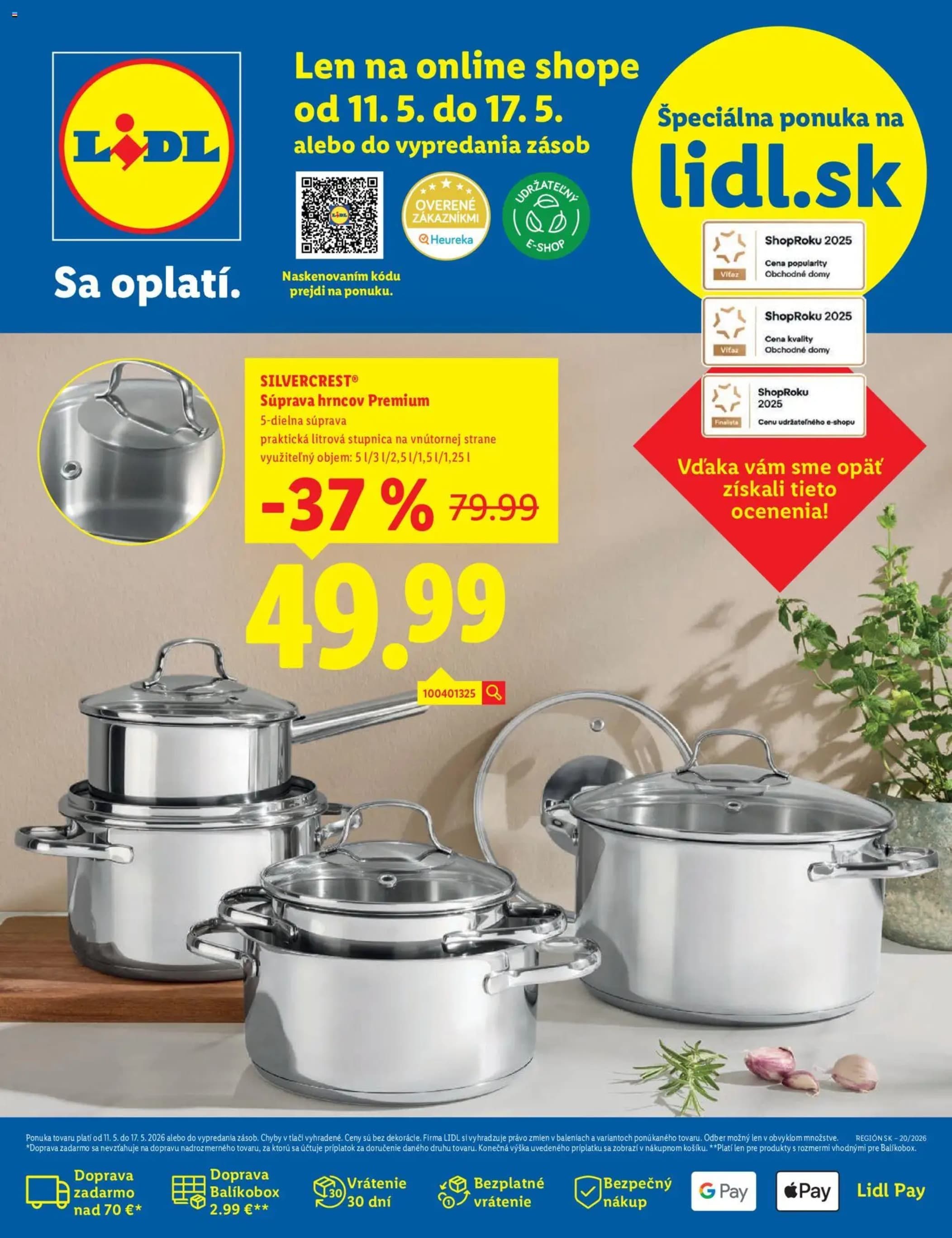 Lidl leták – strana 1