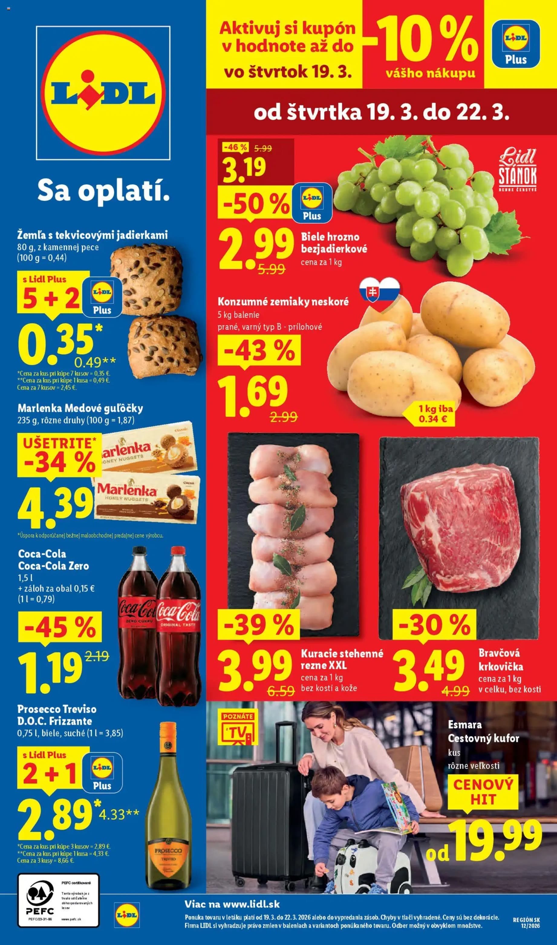 Lidl leták – strana 1