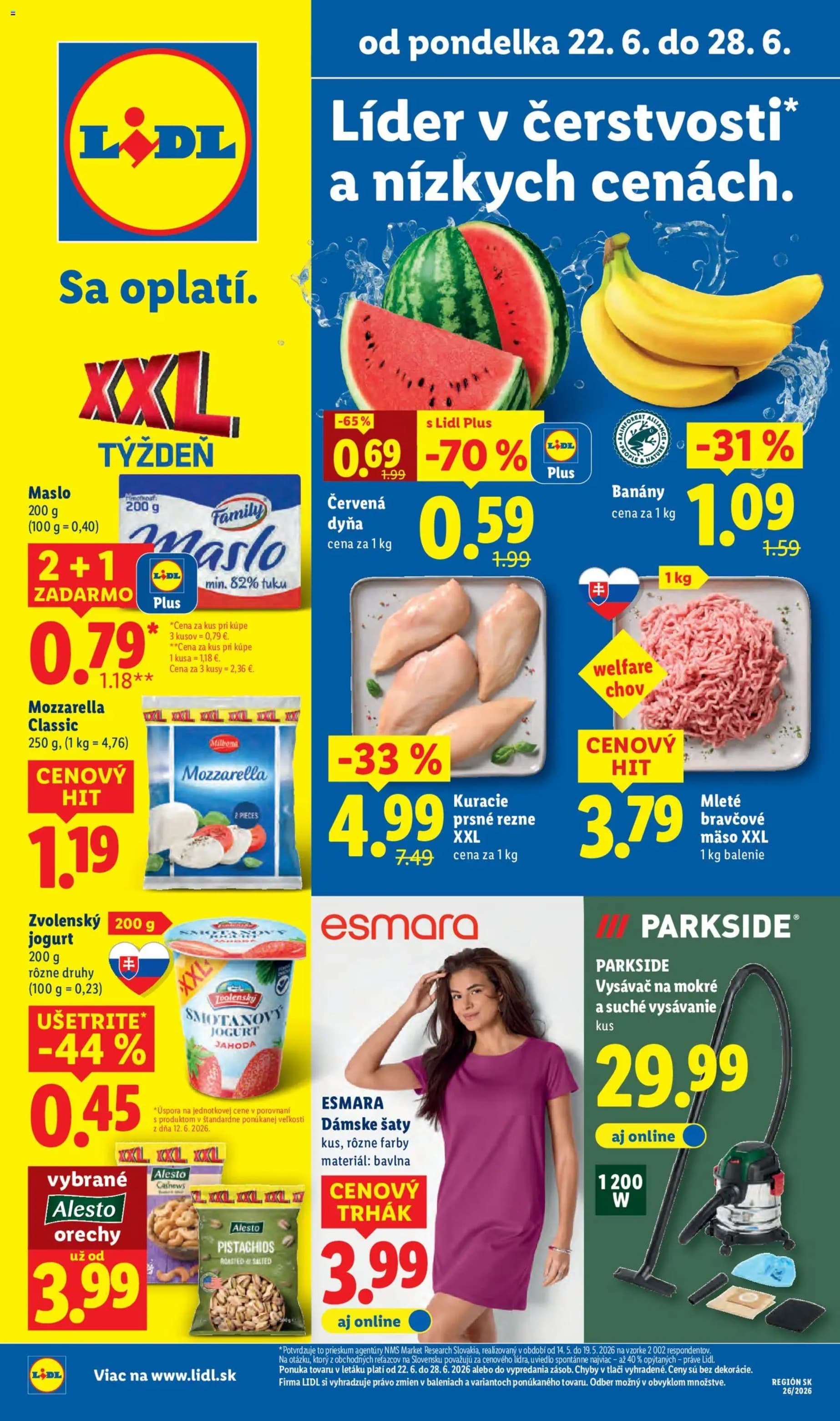 Lidl leták – strana 1