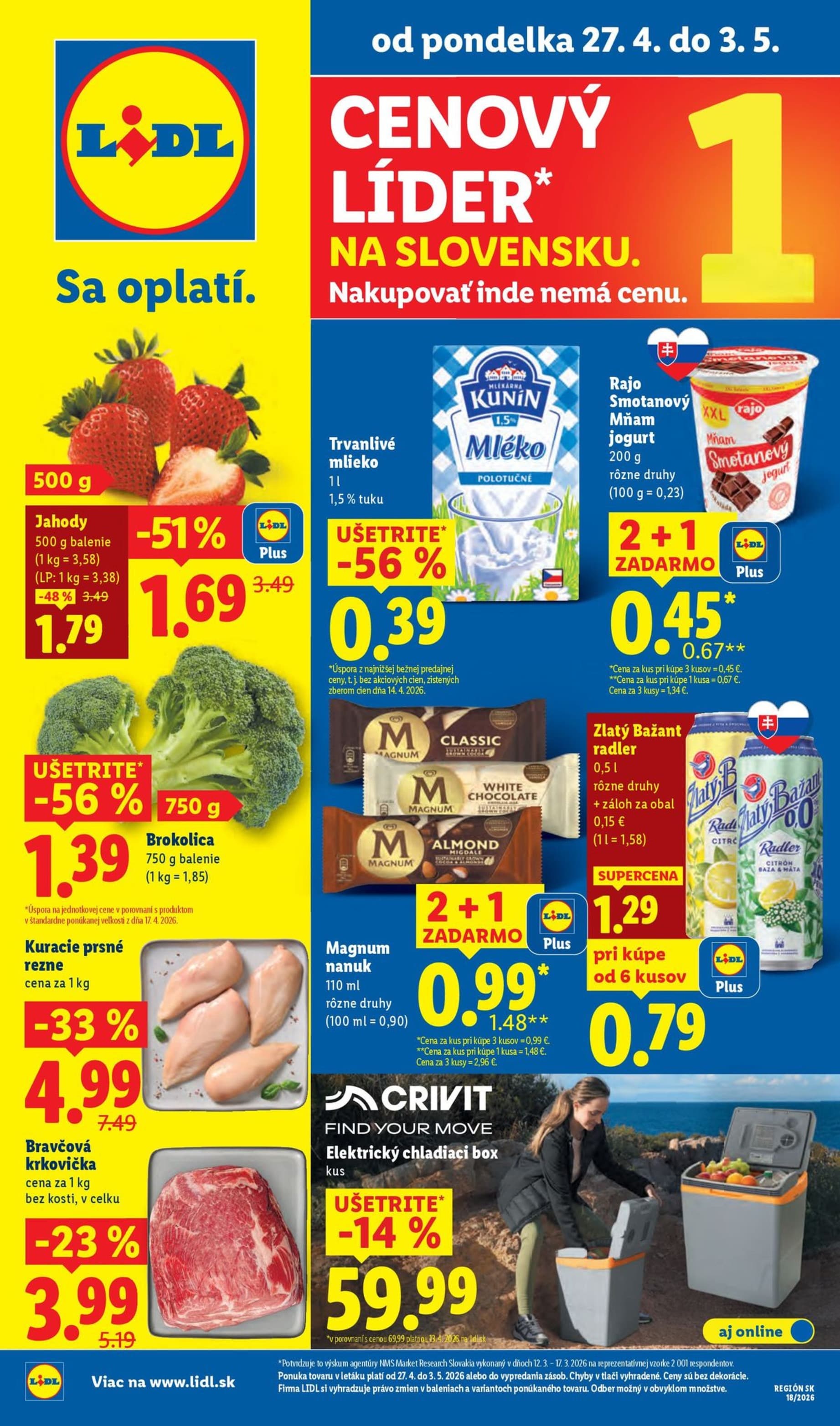 Lidl leták – strana 1