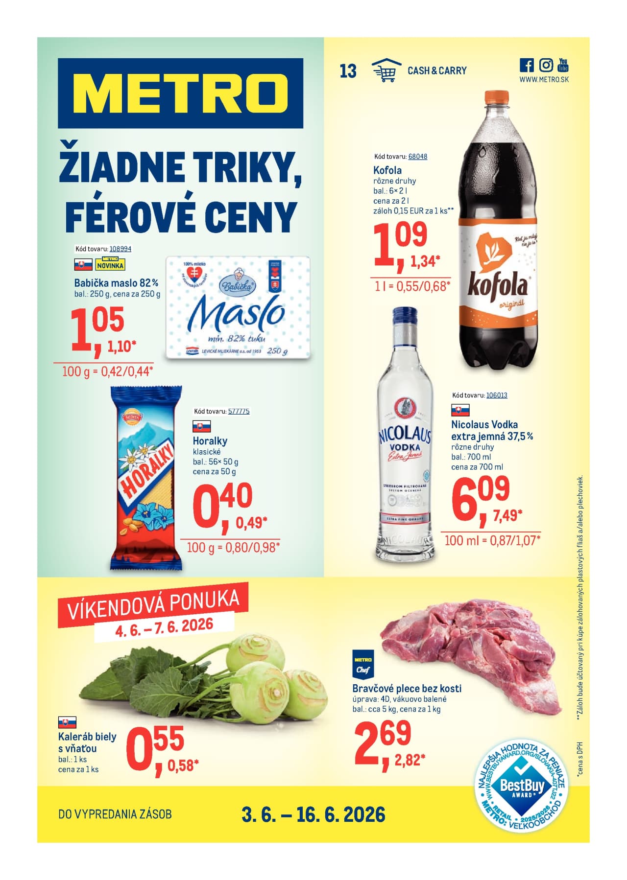 Metro leták