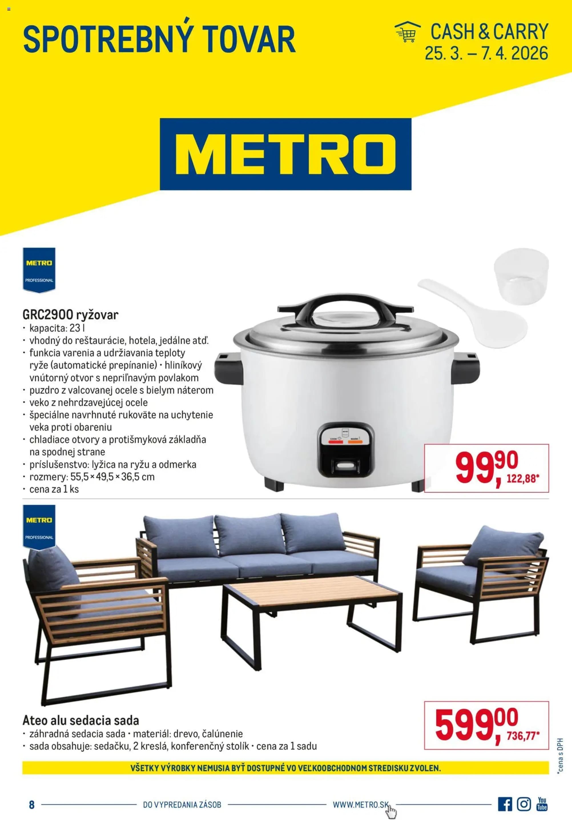Metro leták – strana 1