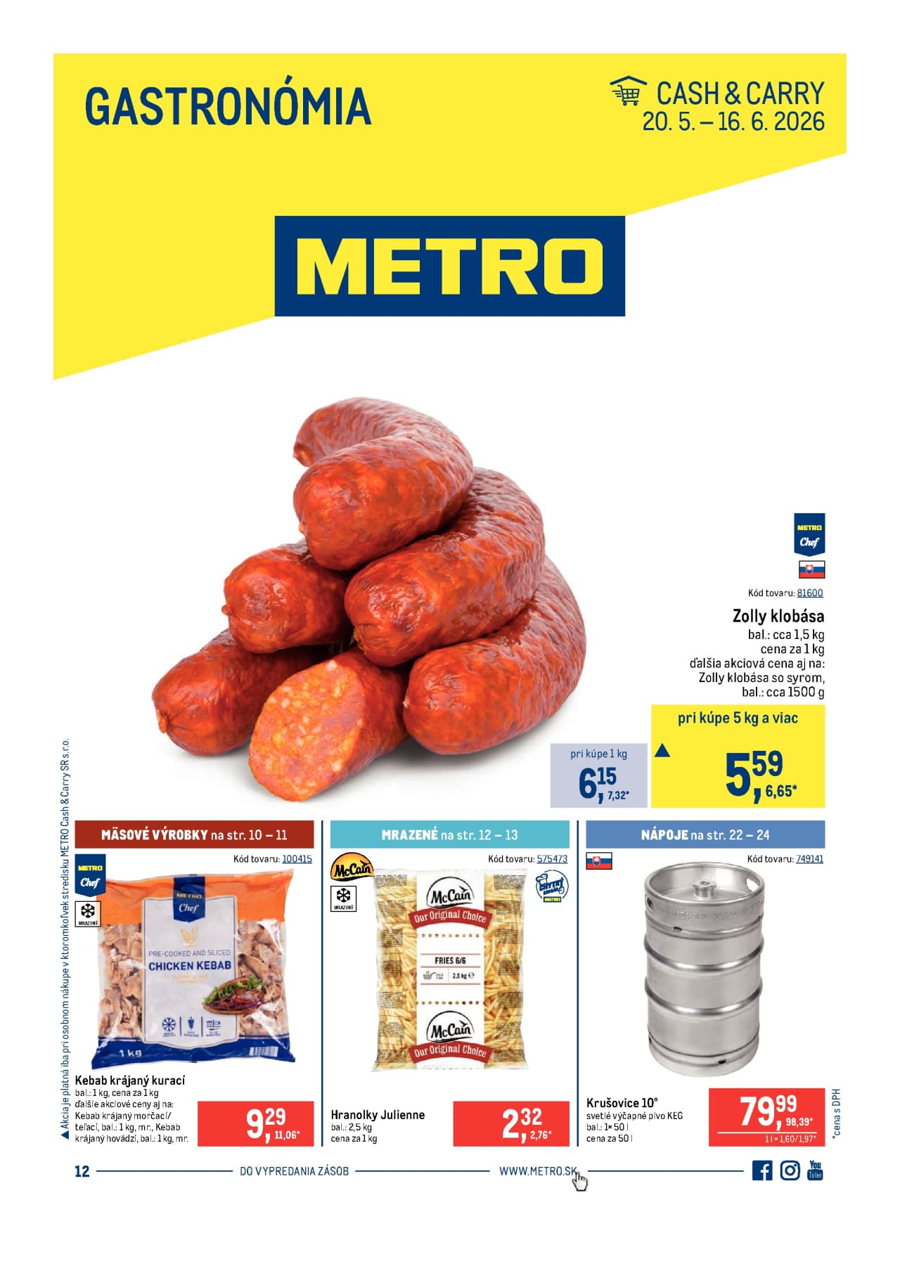 Metro leták