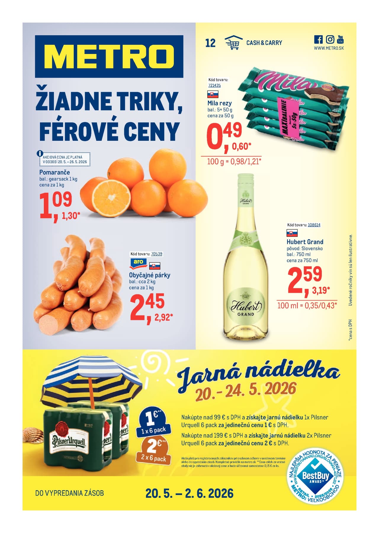 Metro leták