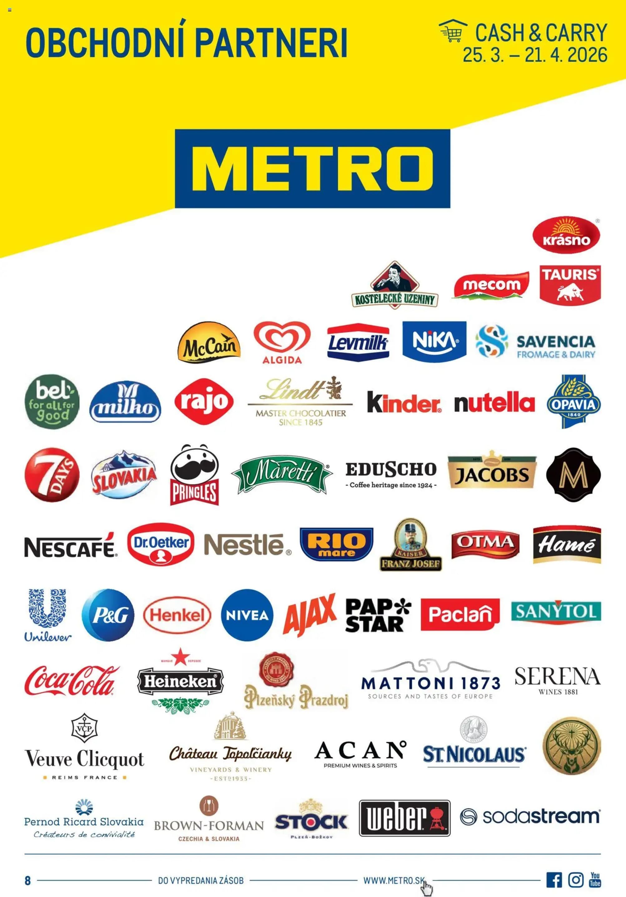 Metro leták – strana 1