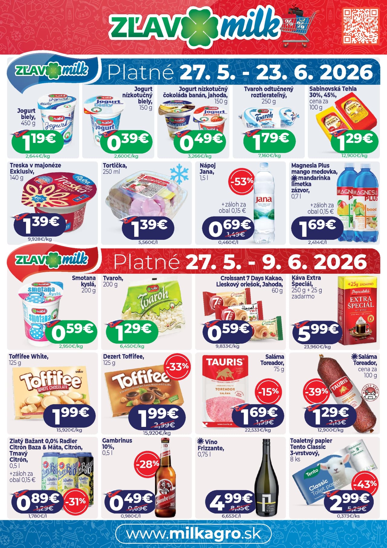Milk-Agro leták – strana 1