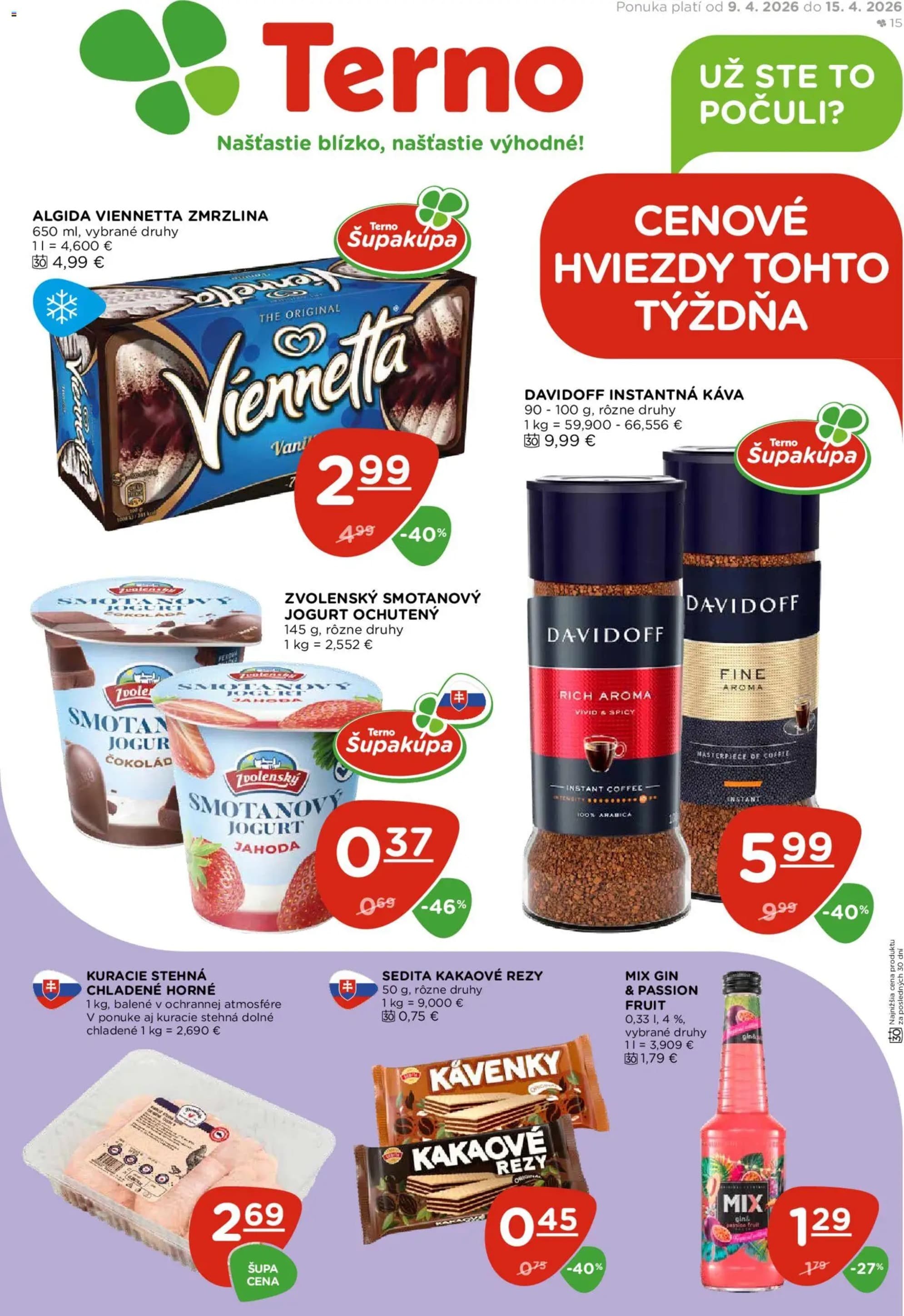 Terno leták – strana 1