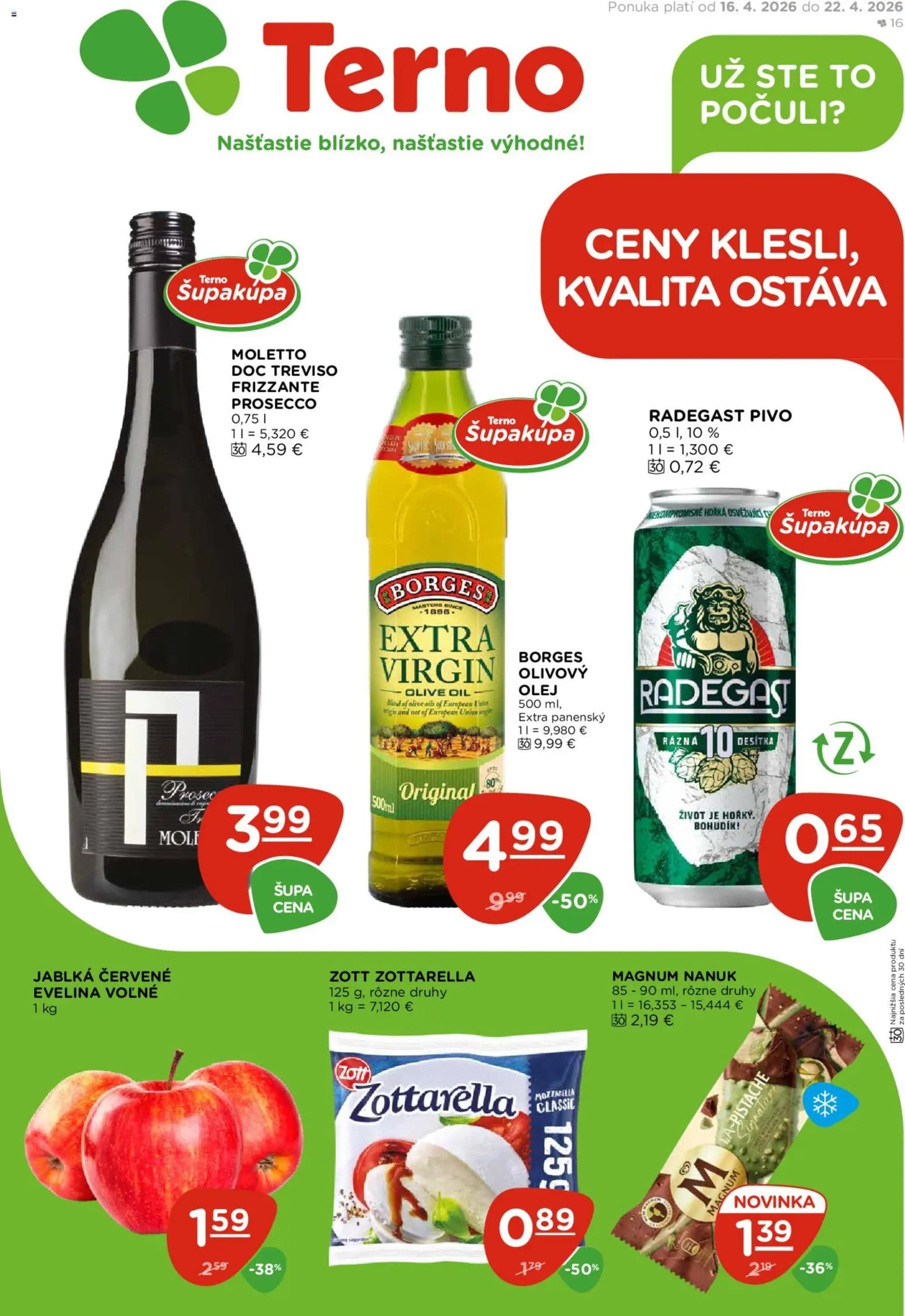 Terno leták – strana 1