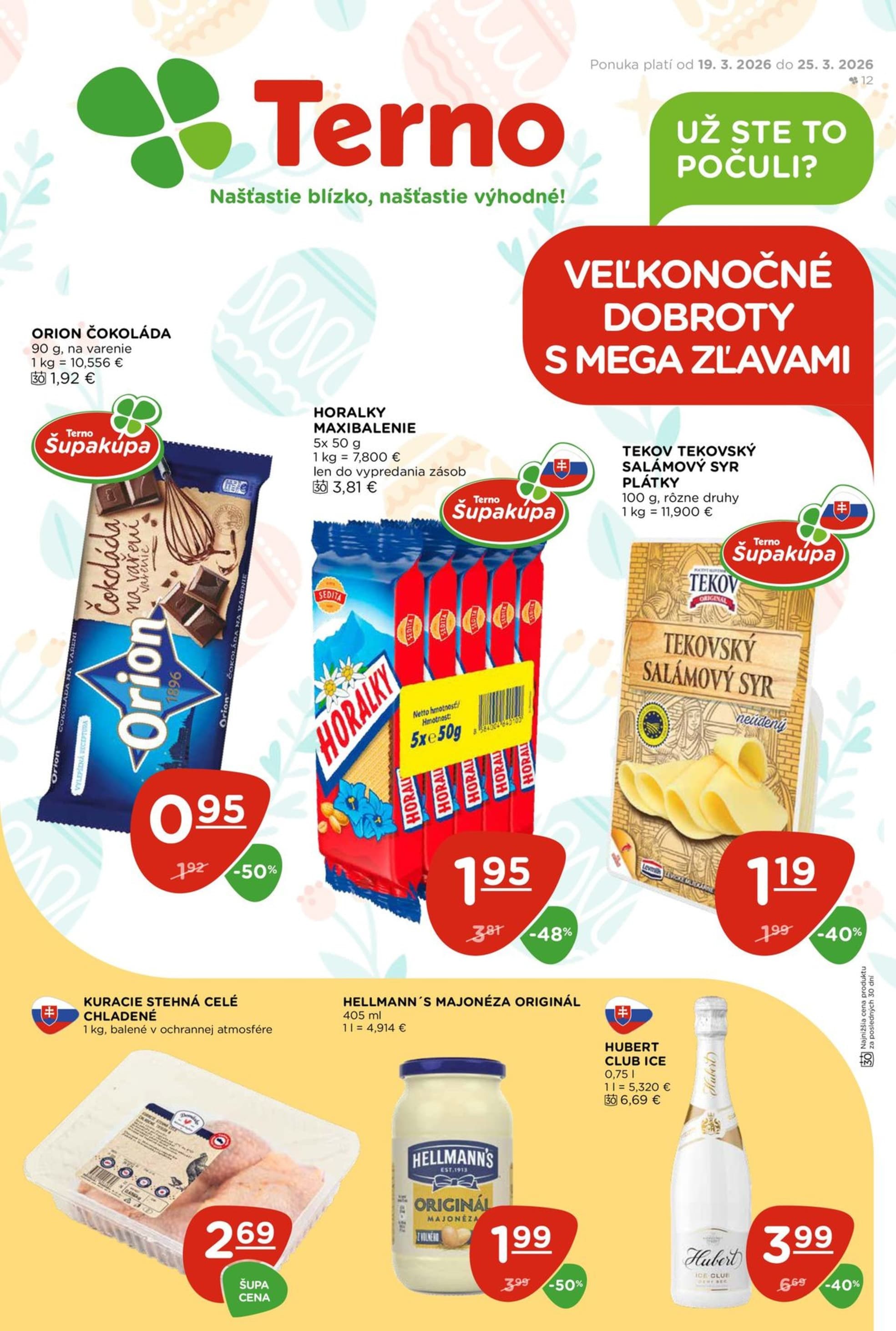 Terno leták – strana 1