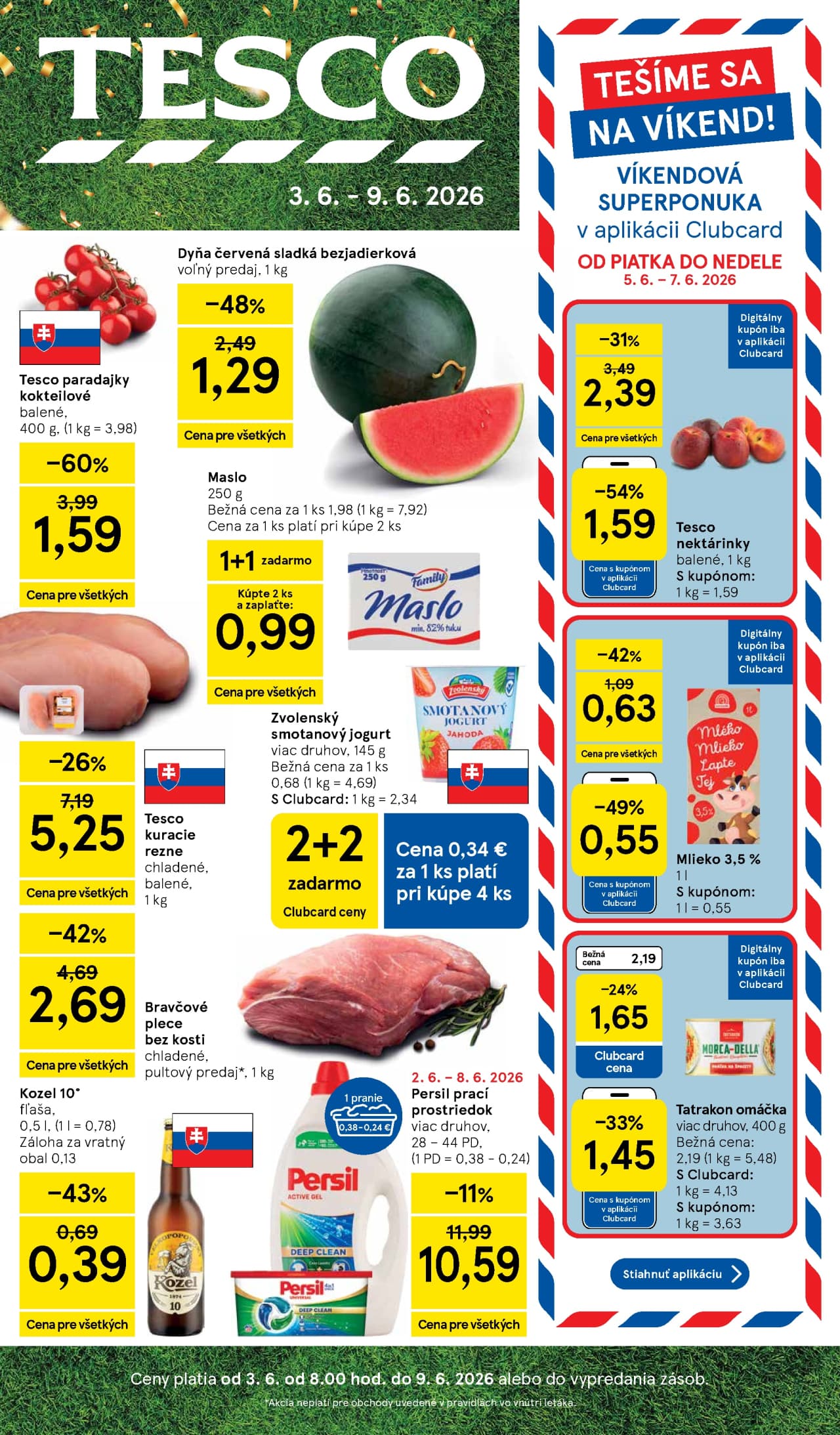Tesco leták – strana 1