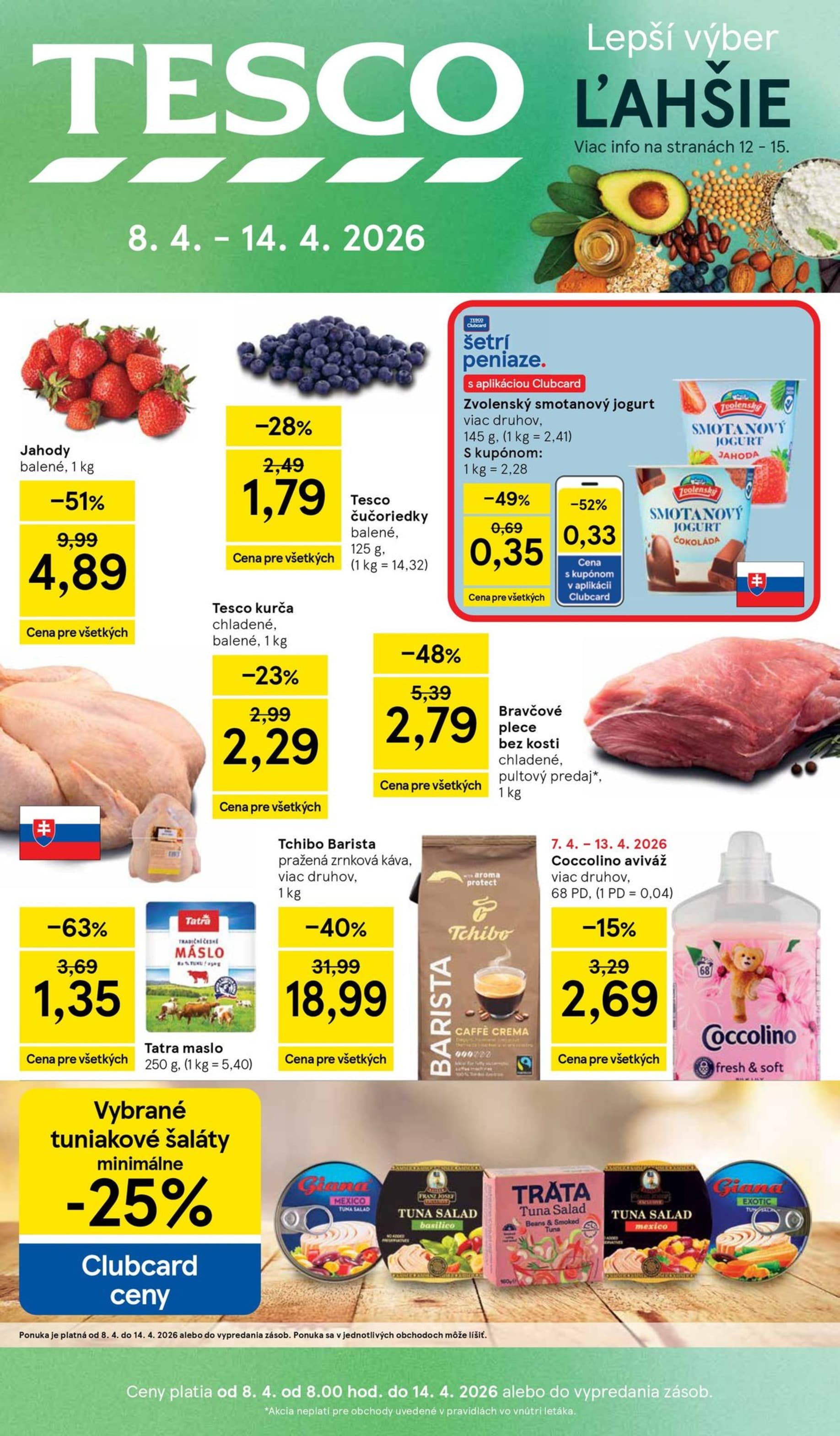 Tesco leták – strana 1