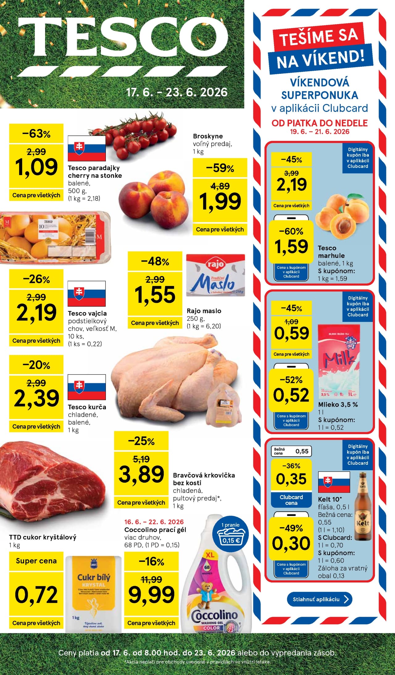 Tesco leták – strana 1