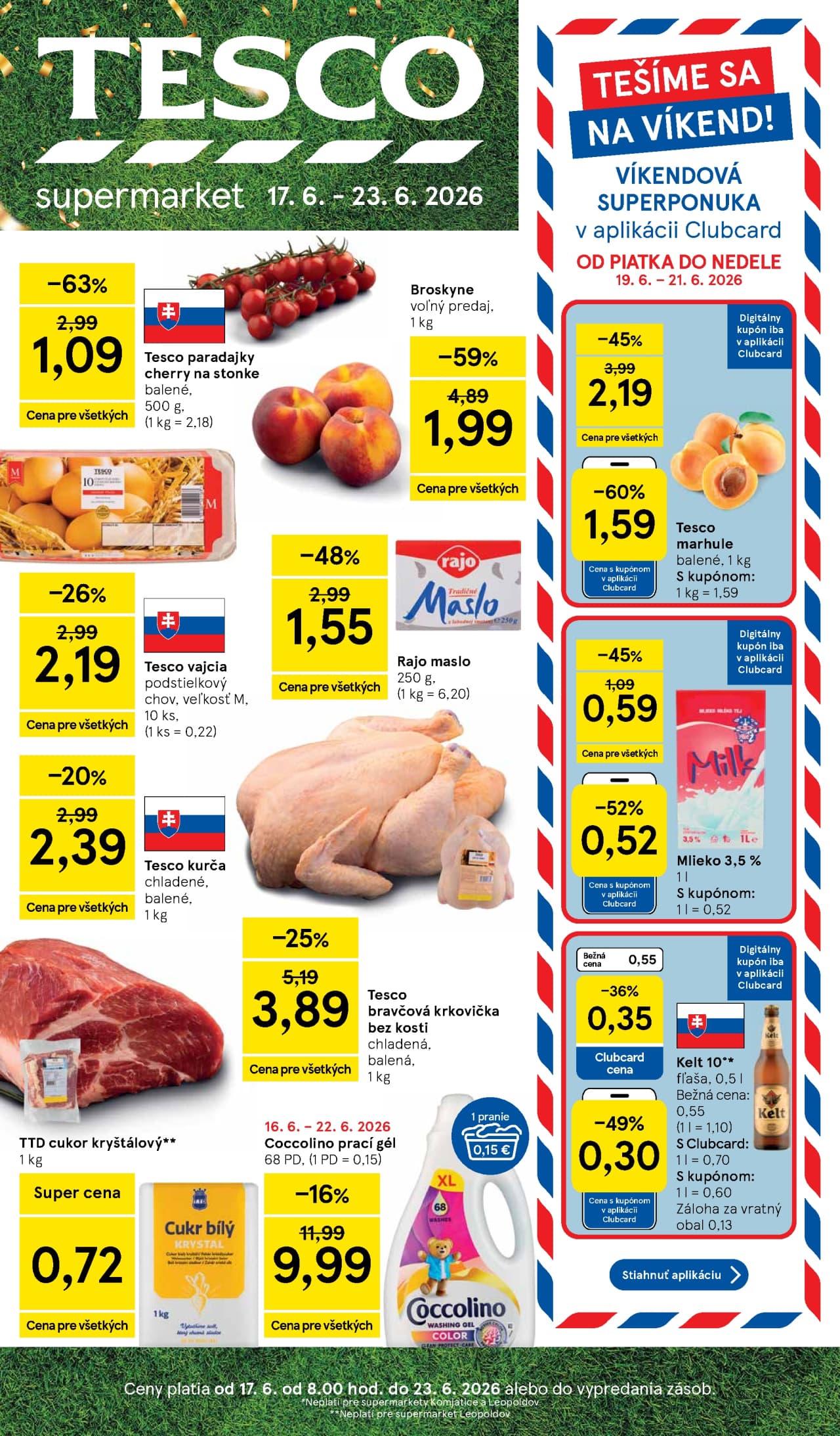 Tesco leták – strana 1