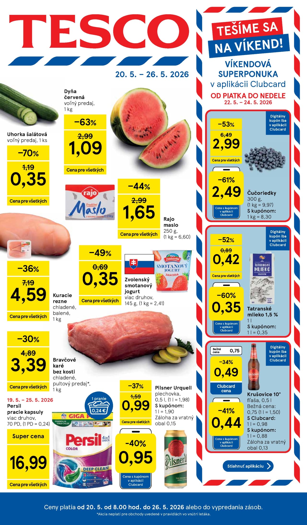 Tesco leták – strana 1