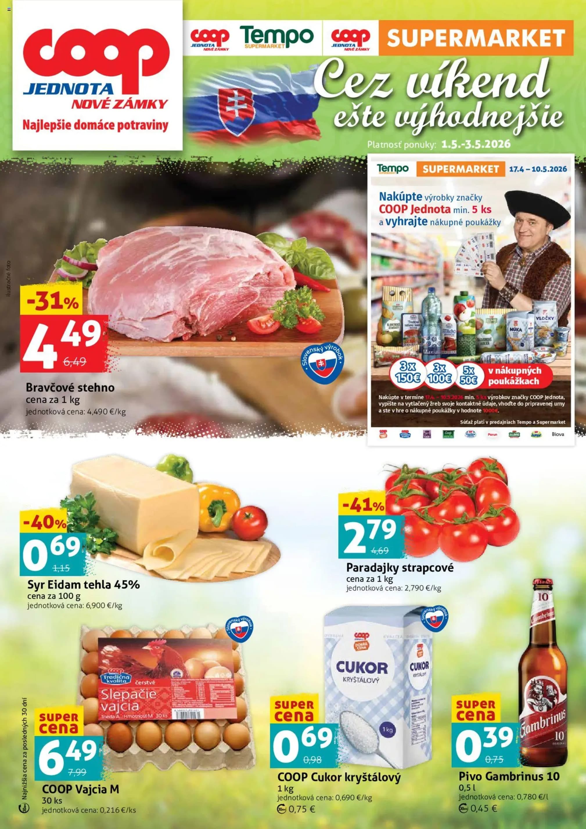 COOP Jednota leták – strana 1