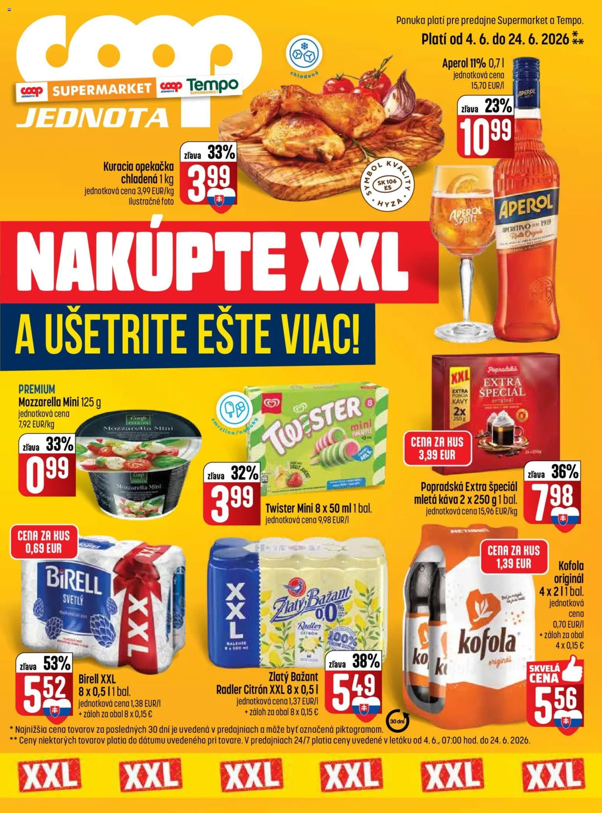 COOP Jednota leták – strana 1