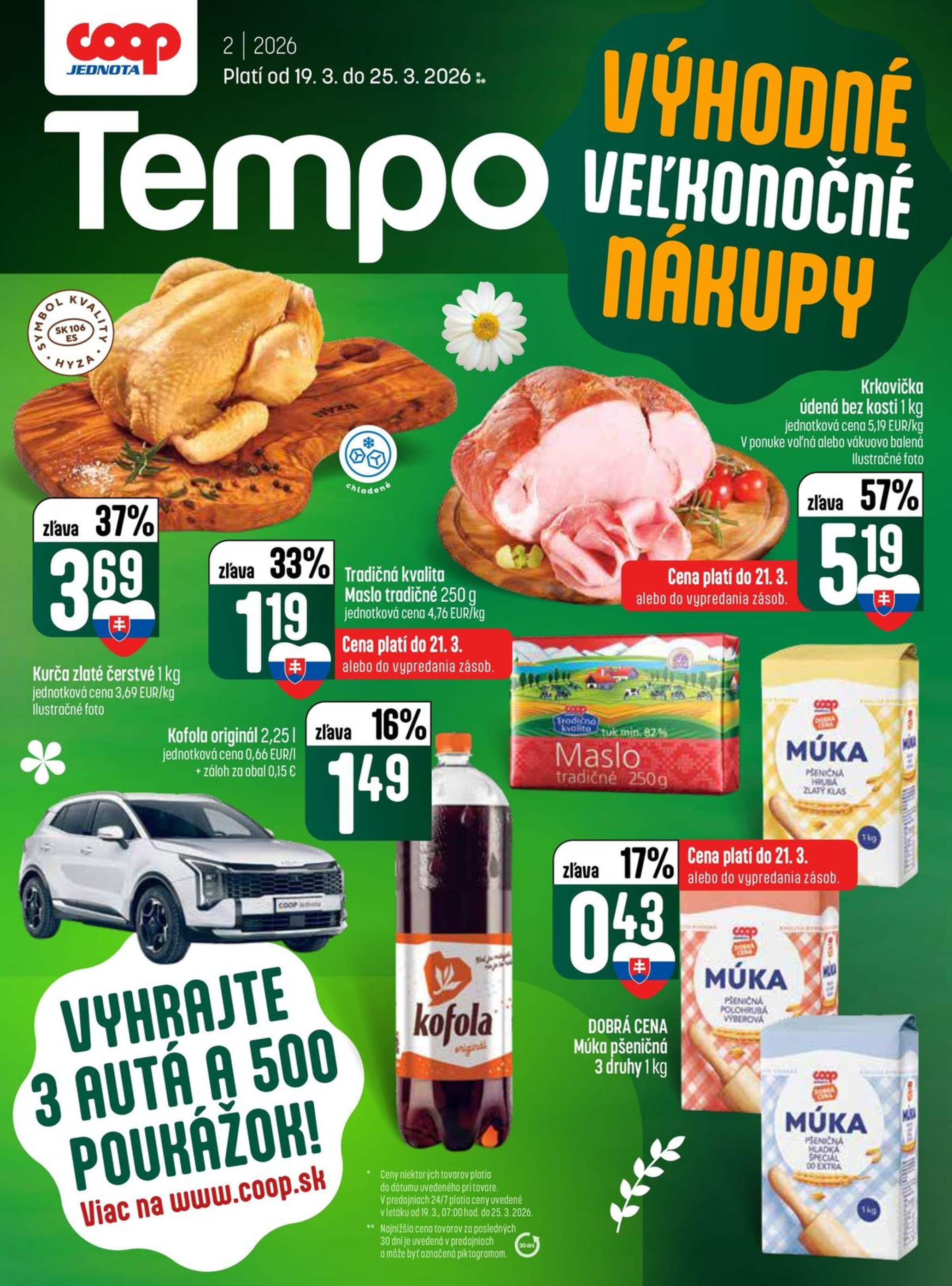 COOP Jednota leták – strana 1