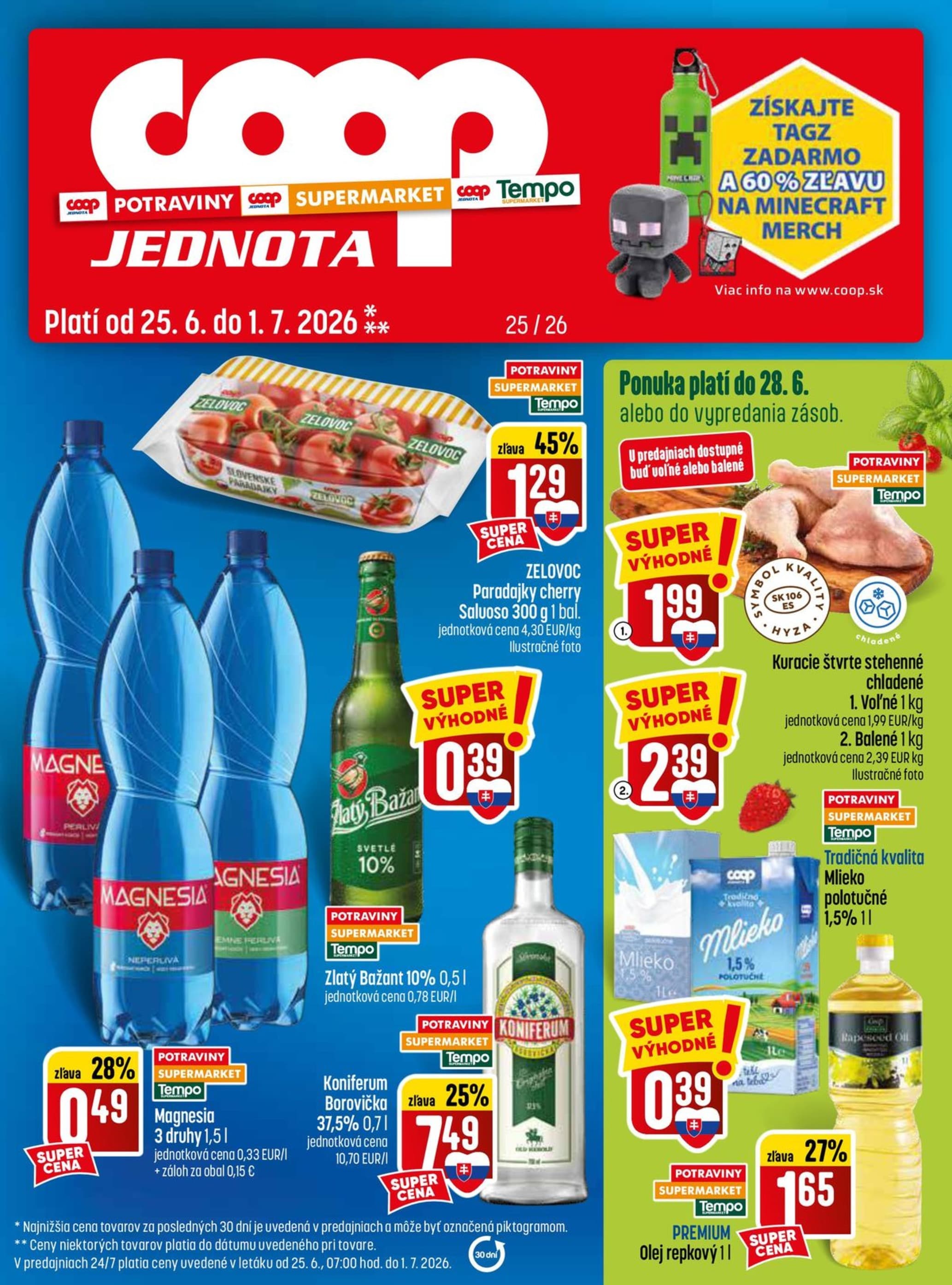 COOP Jednota leták – strana 1