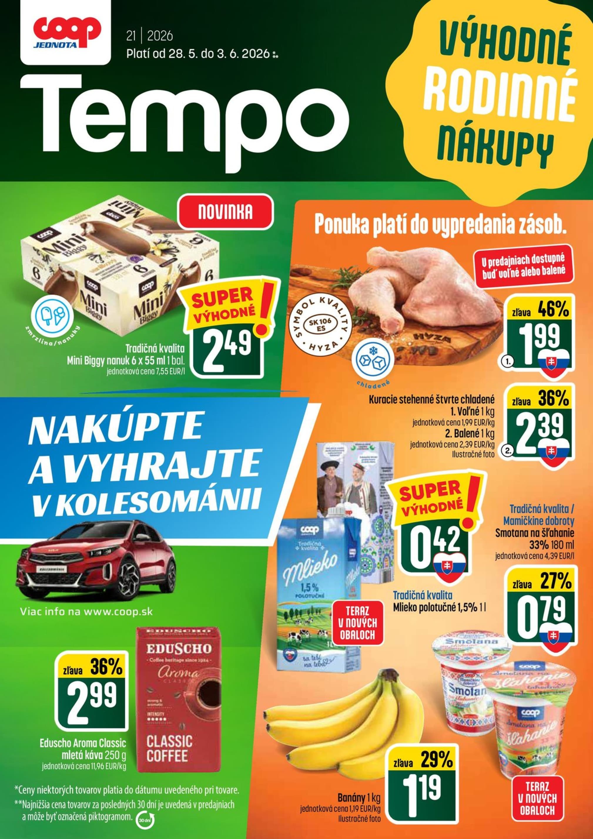 COOP Jednota leták – strana 1