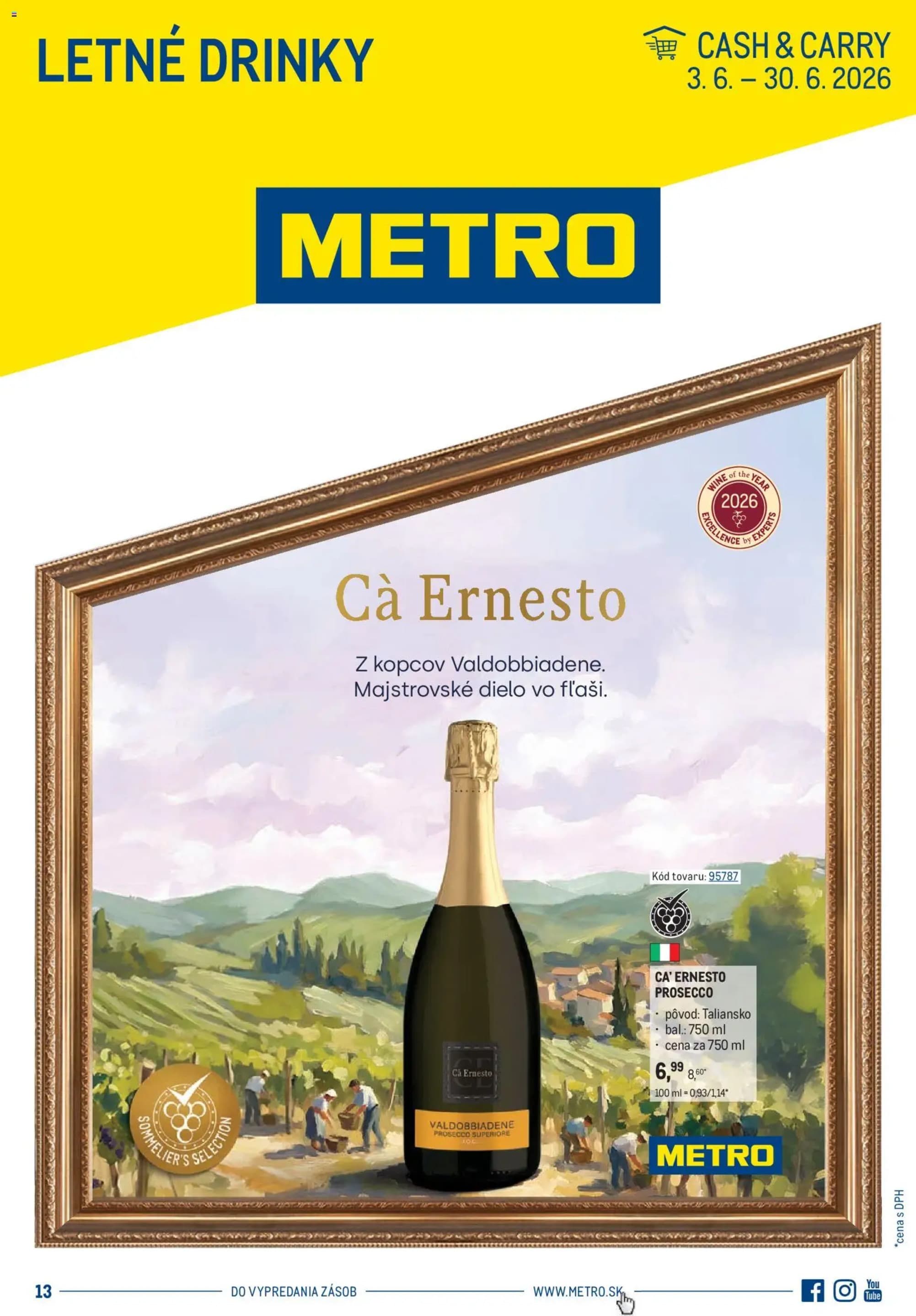 Metro leták – strana 1