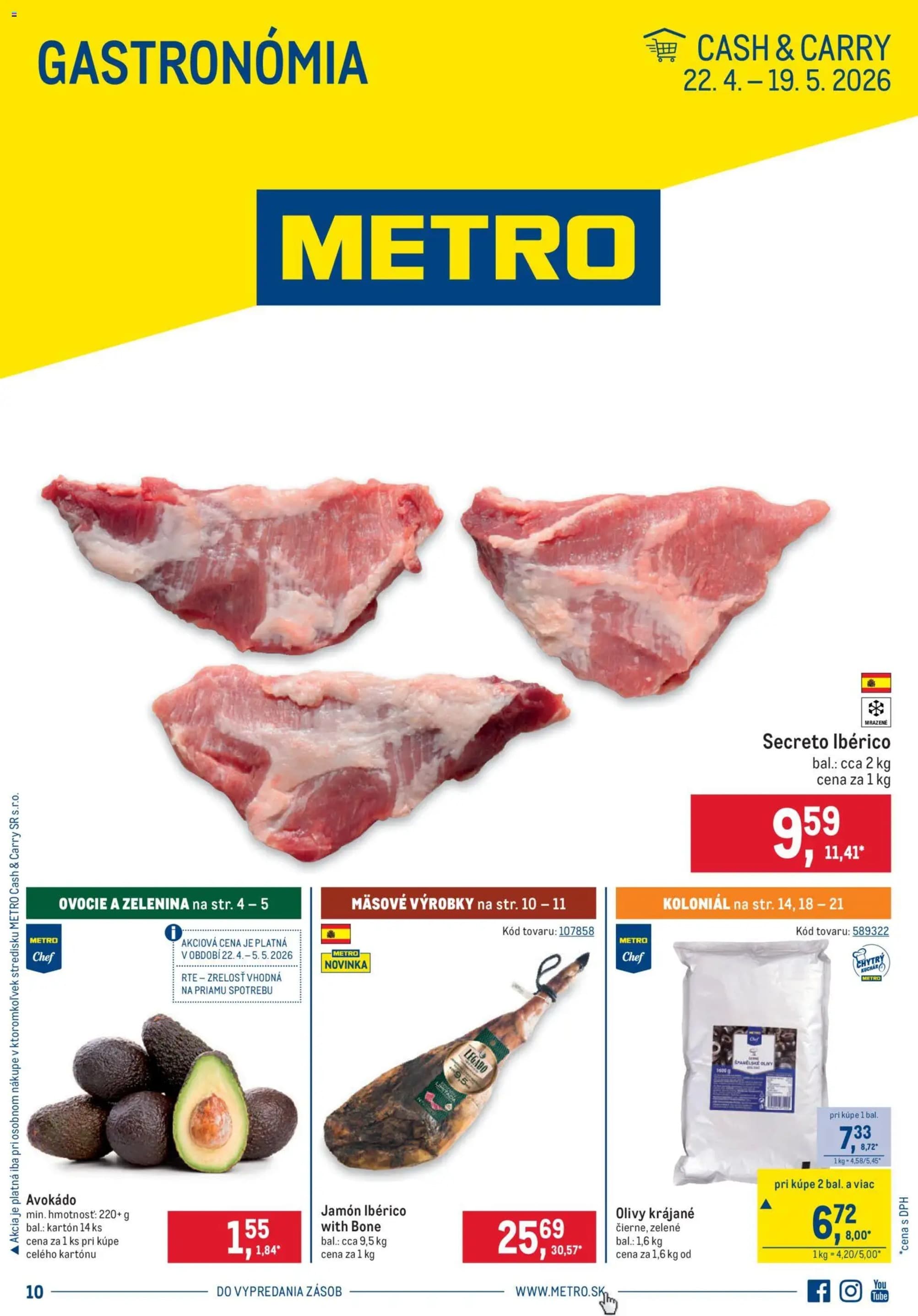 Metro leták – strana 1