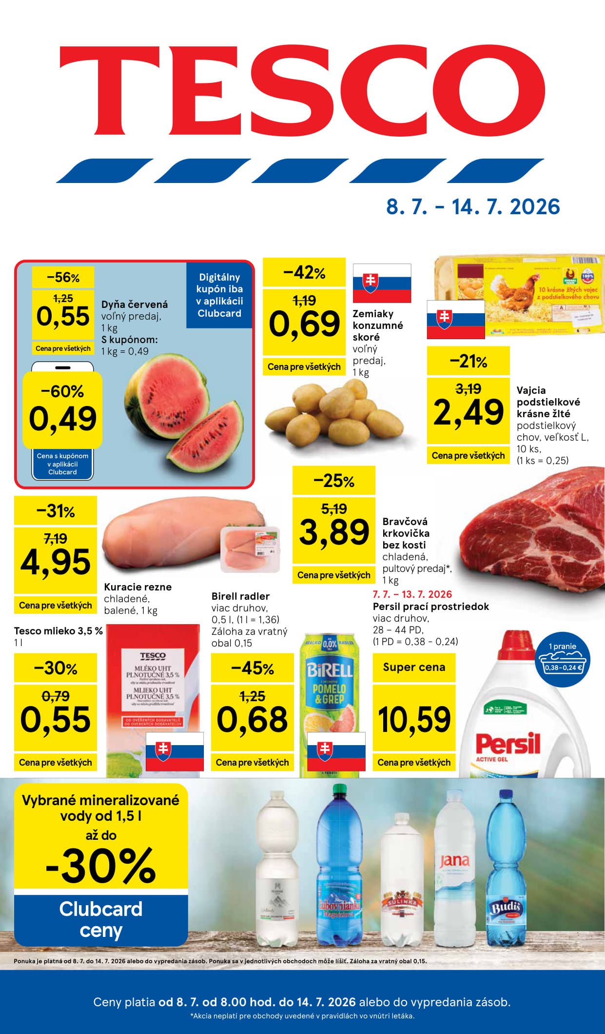 Tesco leták – strana 1